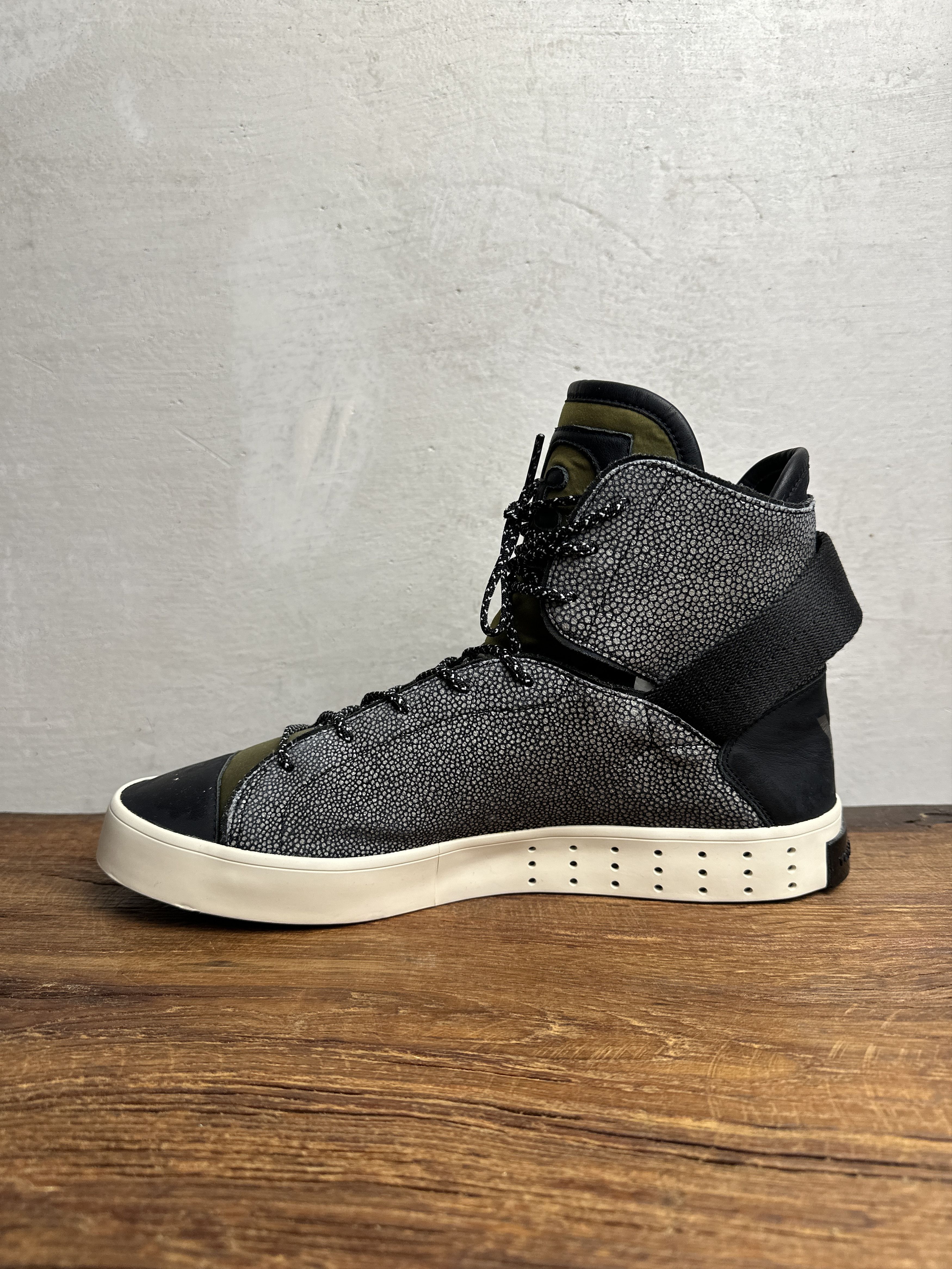 Adidas Adidas Y-3 Laver Hi-Top Green Sneakers Size US 10.5 / EU 43-44 - 3 Thumbnail