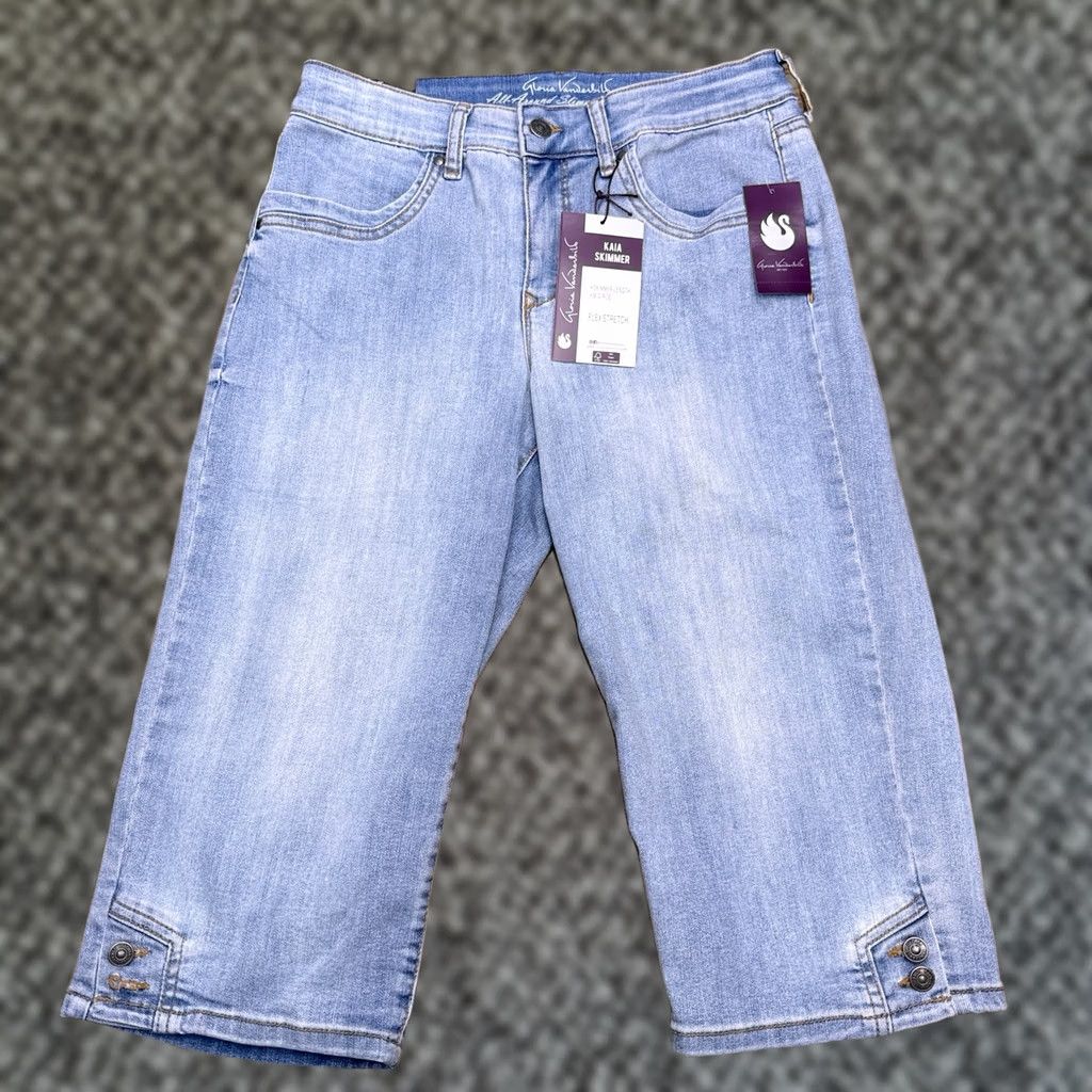 Gloria Vanderbilt Gloria Vanderbilt Kaia Skimmer Jeans Womens 6 Sanibel Mid Rise Stretch New Size 28" / US 6 / IT 42 - 1 Thumbnail