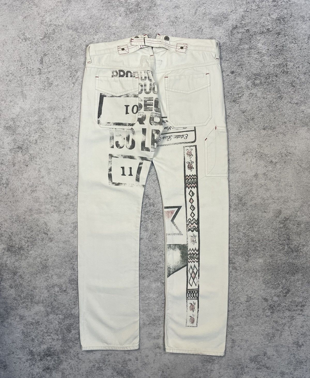 Comme des Garcons × Junya Watanabe Comme Des Garcons x Junya Watanabe S/S08 printed work pants Size US 34 / EU 50 - 7 Thumbnail