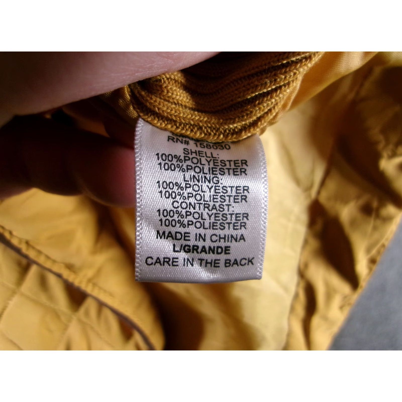 Vintage VINTAGE Love Tree Jacket Womens L Quilted Zip Front Stand Collar Mustard Padded Casual Size L / US 10 / IT 46 - 7 Thumbnail