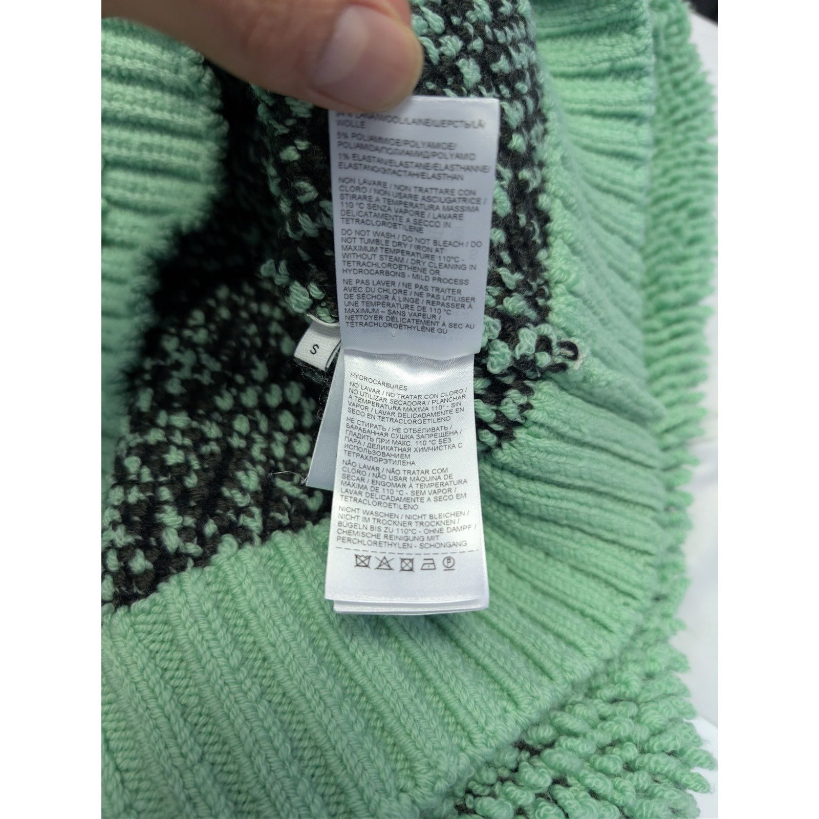 Bottega Veneta o1rshd1 Animal Jacquard Sweater HW Graphic in Siren Size US S / EU 44-46 / 1 - 15 Thumbnail
