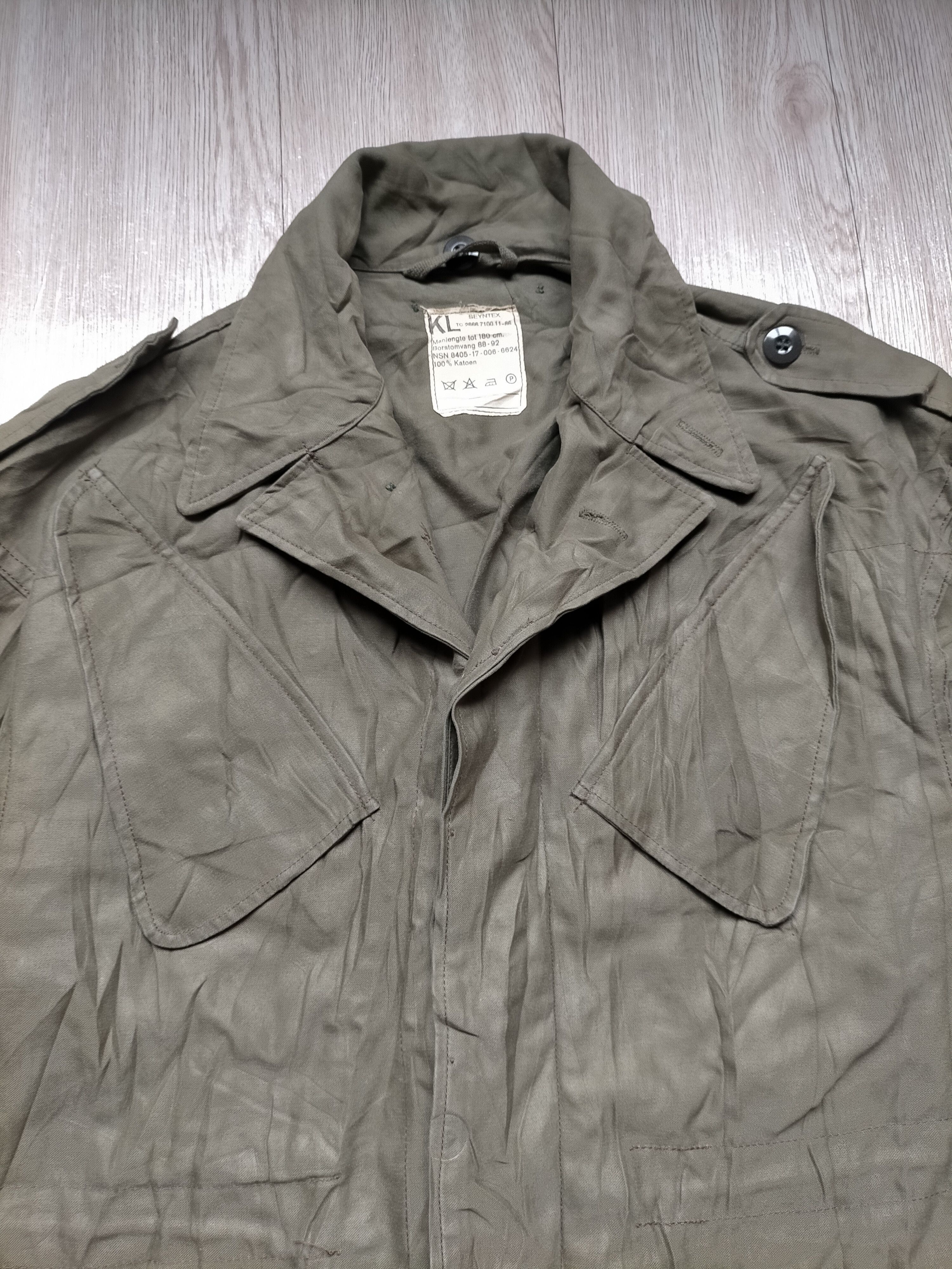 Army Of Me Vtg 80s KL Senyntex Military Army Olive Green Winter Jacket Size US L / EU 52-54 / 3 - 8 Thumbnail