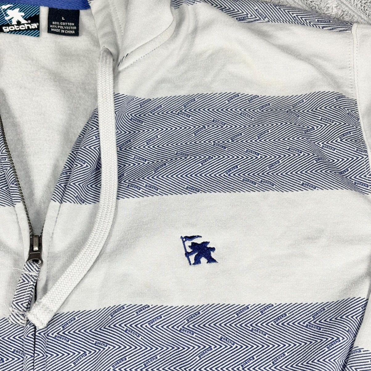 Gotcha Gotcha Men Size Large Full zip vintage Y2K “Gotcha” hoodie Size US L / EU 52-54 / 3 - 3 Thumbnail