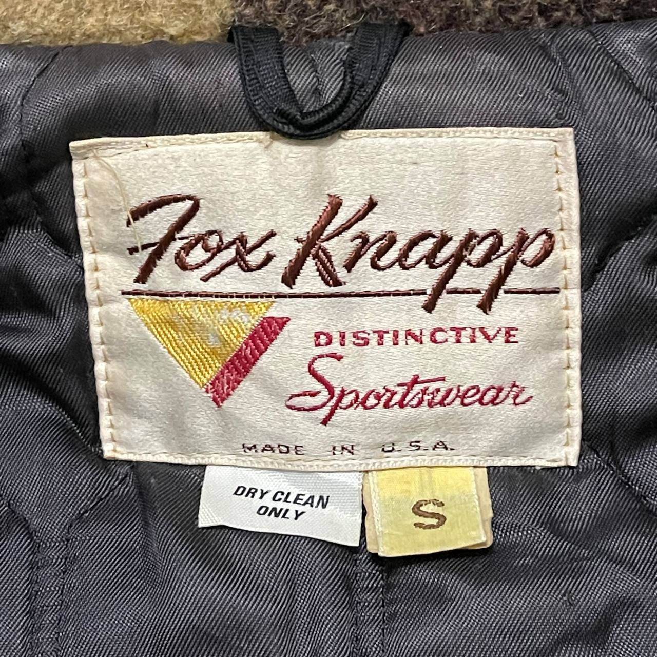 Sears Vintage 60's Fox Knapp Plaid Wool Zipper Jacket Size US S / EU 44-46 / 1 - 6 Thumbnail