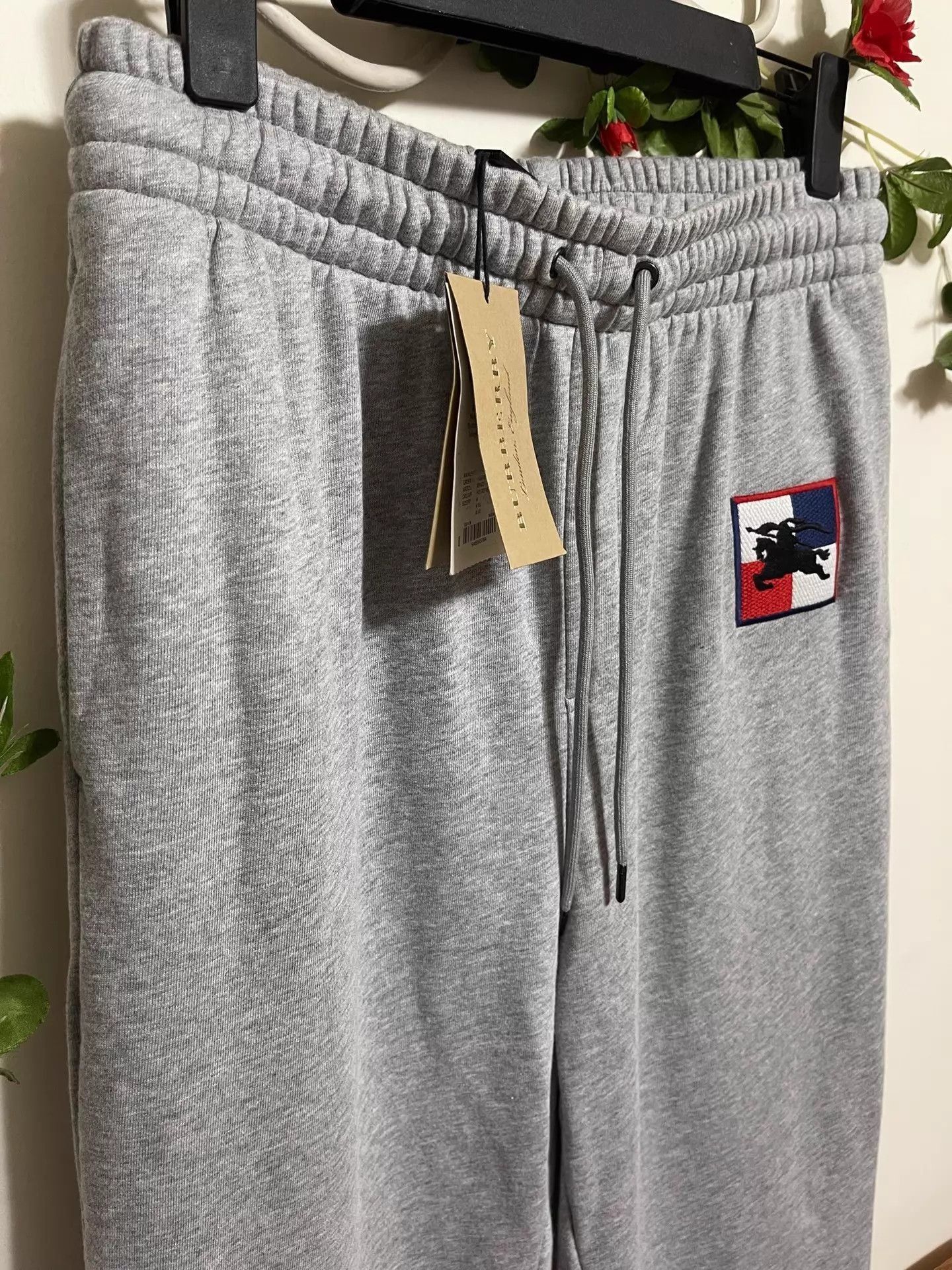 Burberry Gray Sweatpants with Logo Detail Size US 32 / EU 48 - 4 Thumbnail