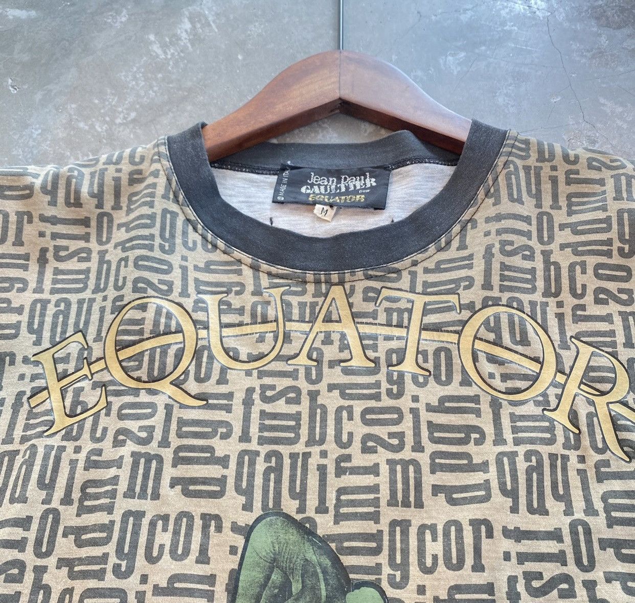 Vintage Vintage 80s Jean Paul Gaultier EquatorTee Size US M / EU 48-50 / 2 - 3 Thumbnail