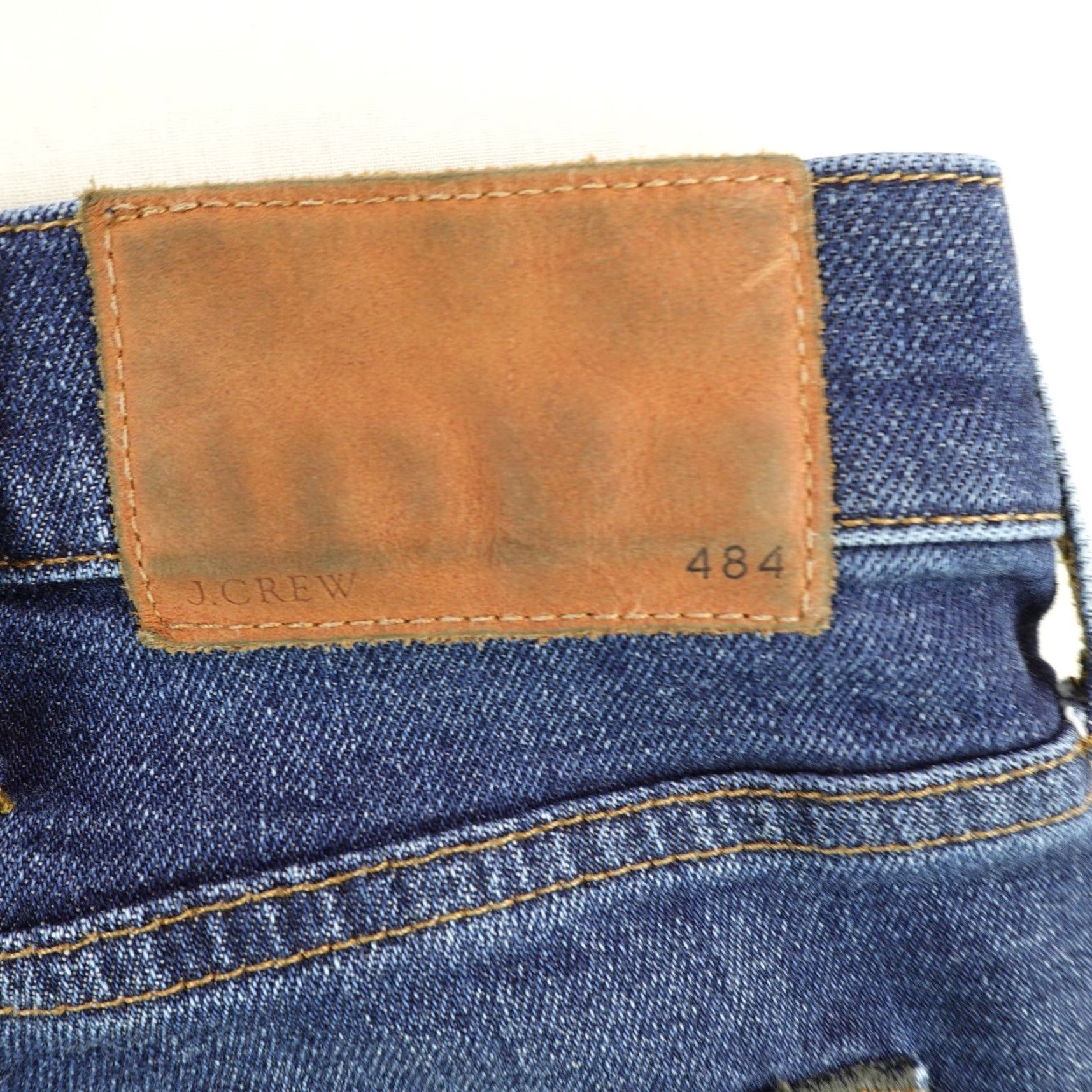 J.Crew J Crew Jeans Mens 42x34 Blue Kurabo Japanese Denim 484 Slim Fit Faded Whisker Size US 42 / EU 58 - 7 Thumbnail
