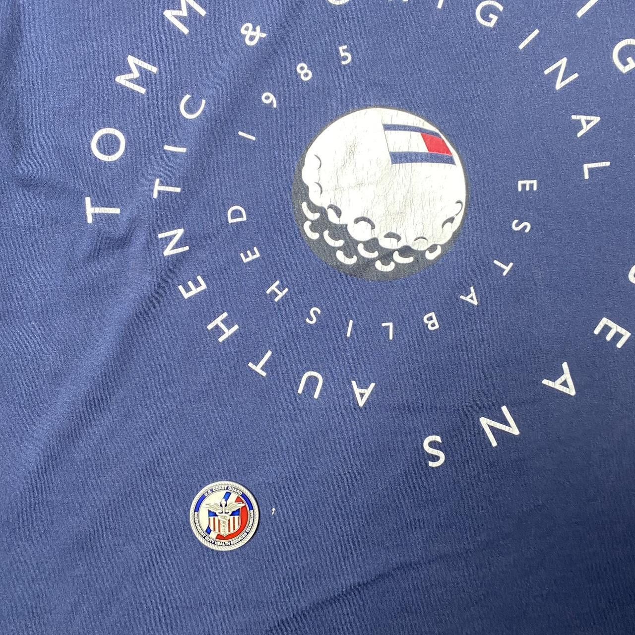 Tommy Hilfiger Vintage Tommy Hilfiger Navy Blue Golf Tee Size 2XL Size US XXL / EU 58 / 5 - 3 Thumbnail