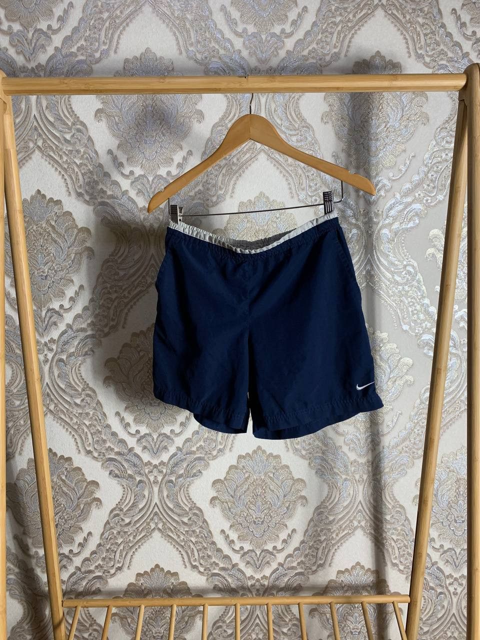 Nike Vintage Nike Retro Running Shorts Drill Swooosh Y2K 90s Size US 30 / EU 46 - 1 Thumbnail