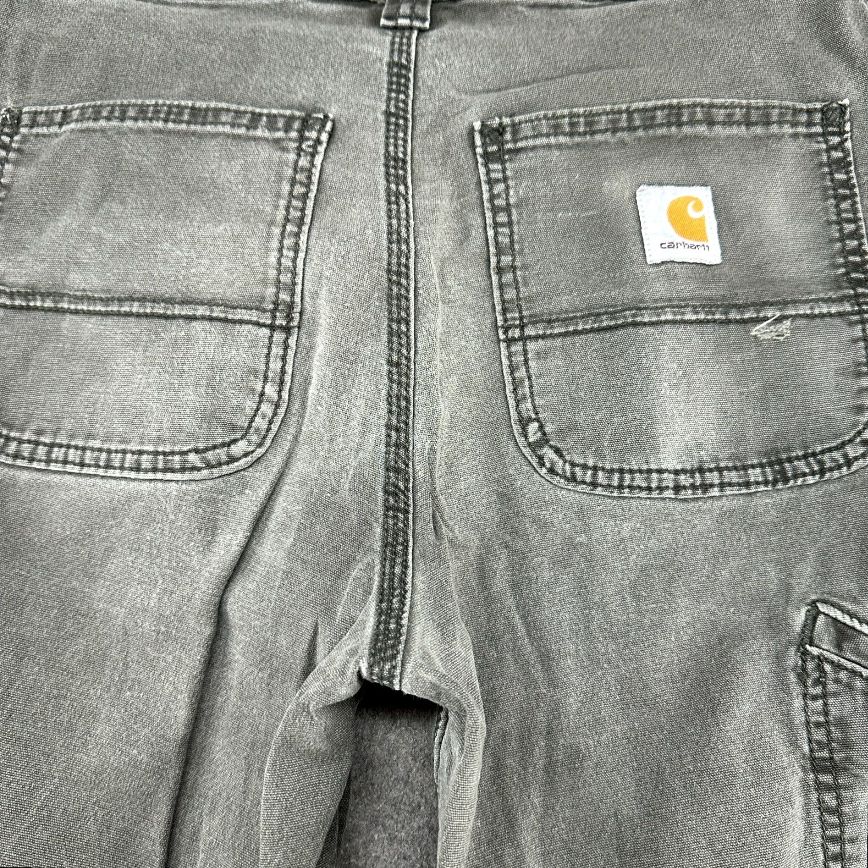 Carhartt Carhartt Pants Mens 30x30 Brown Carpenter Relaxed Fit Cotton Workwear Stretch Size US 30 / EU 46 - 3 Thumbnail