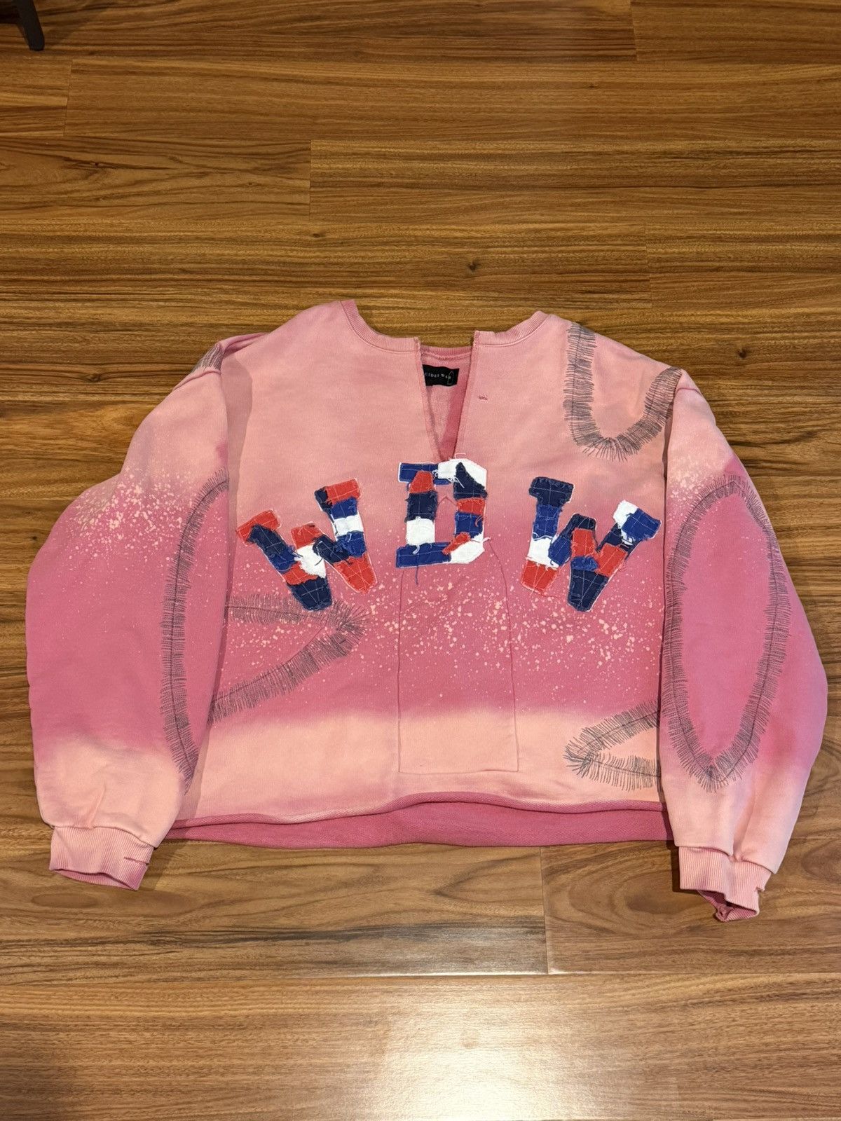 Who Decides War Who Decides War Pink Widowed Sweatshirt Size US L / EU 52-54 / 3 - 1 Thumbnail