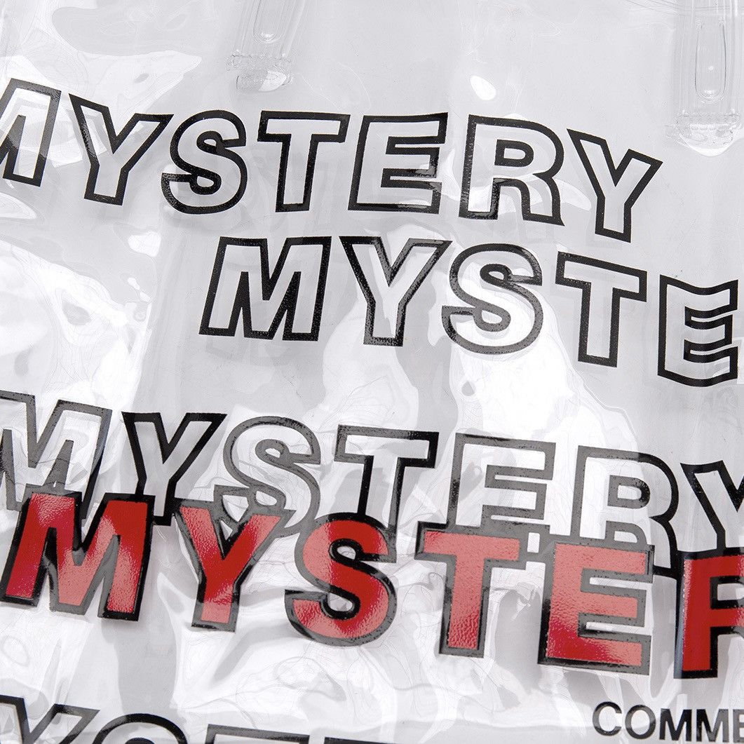 Comme des Garcons Homme Plus Comme des Garcons Mystery Clear Vinyl Tote Bag Size ONE SIZE - 5 Thumbnail