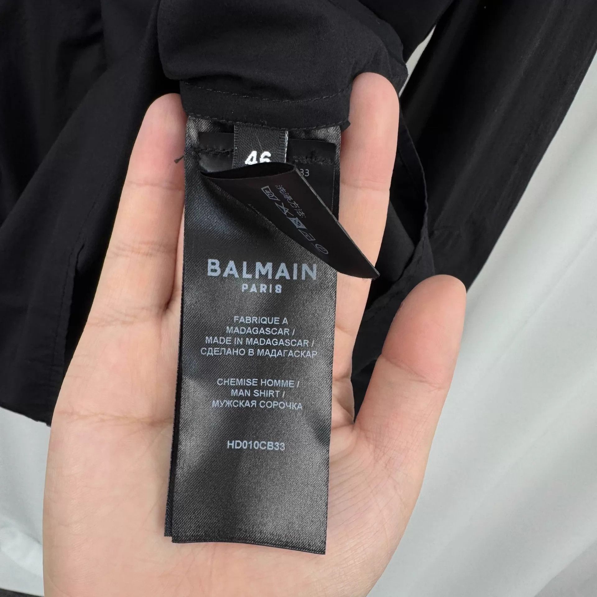 Balmain Balmain Logo Print Zipper Shirt Jacket 46 98 New Size US S / EU 44-46 / 1 - 6 Thumbnail