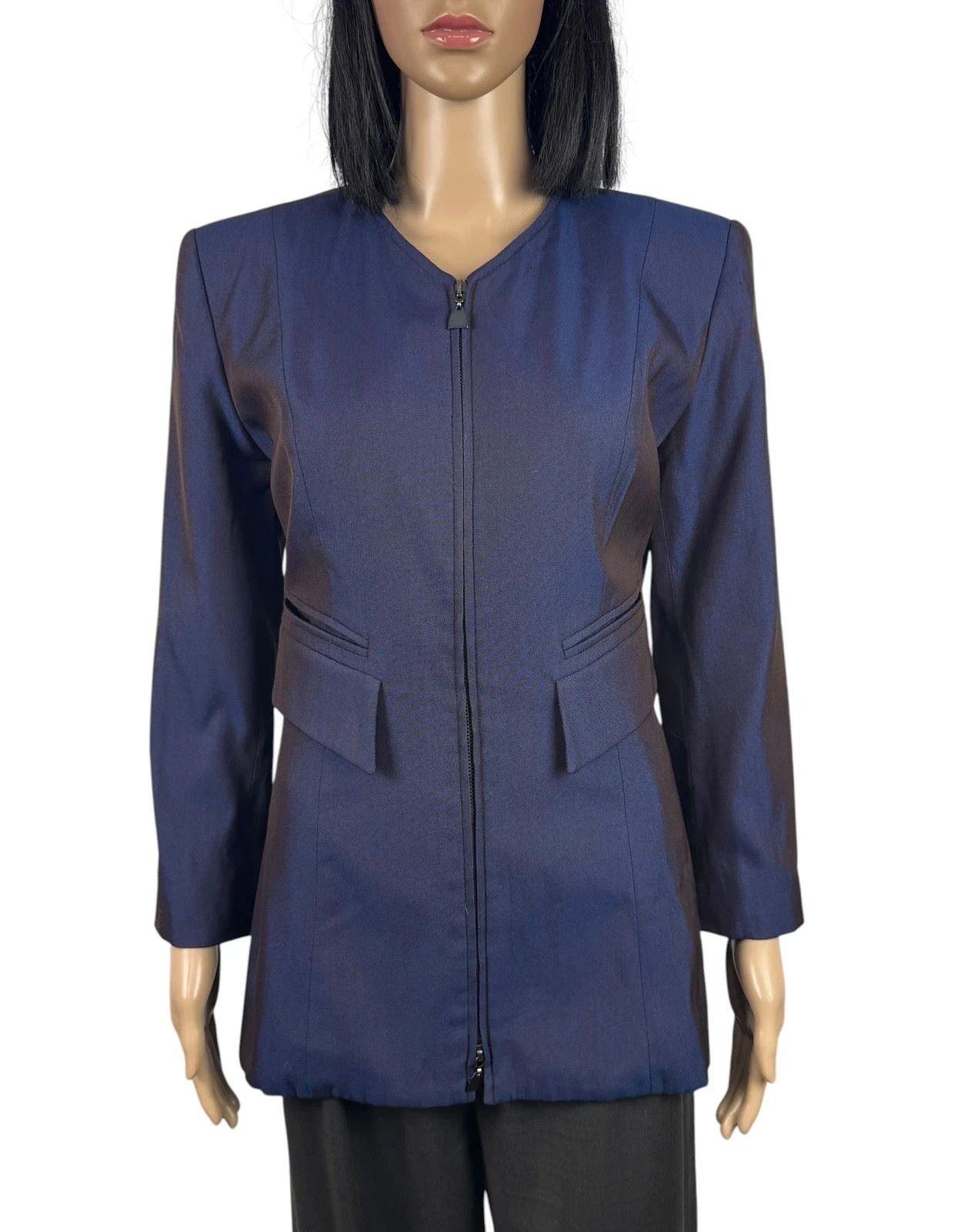 Claude Montana Claude Montana Wool Shimmer Jacket Vintage size 38 Size S / US 4 / IT 40 - 2 Thumbnail