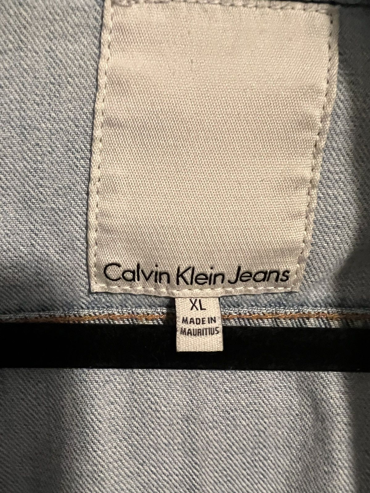 Calvin Klein Calvin Klein Vintage Denim Jacket Size XL Size US XL / EU 56 / 4 - 4 Thumbnail