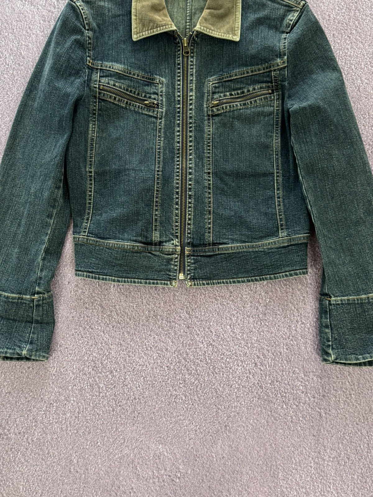 If Six Was Nine Japanese Brand Y2K Denim Jacket With Flared Sleeves Size M / US 6-8 / IT 42-44 - 3 Thumbnail