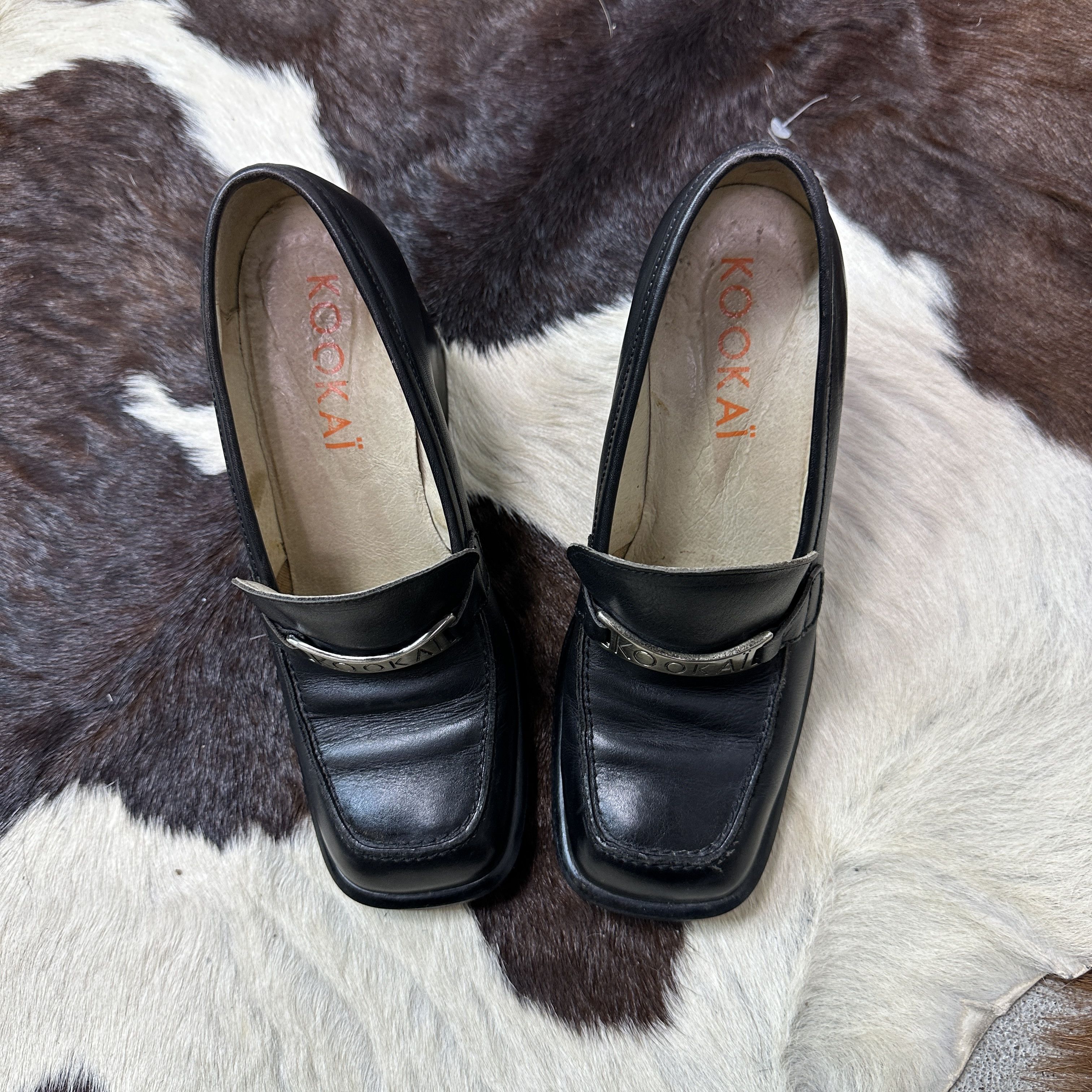 Vintage Vintage Leather Classy Heeled Mocassins Y2K Size US 7 / IT 37 - 6 Thumbnail