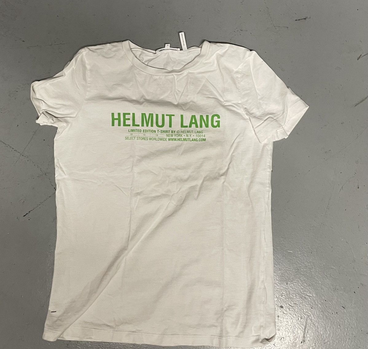 Helmut Lang Helmut lang limited edition 2018 tee Size US S / EU 44-46 / 1 - 1 Thumbnail