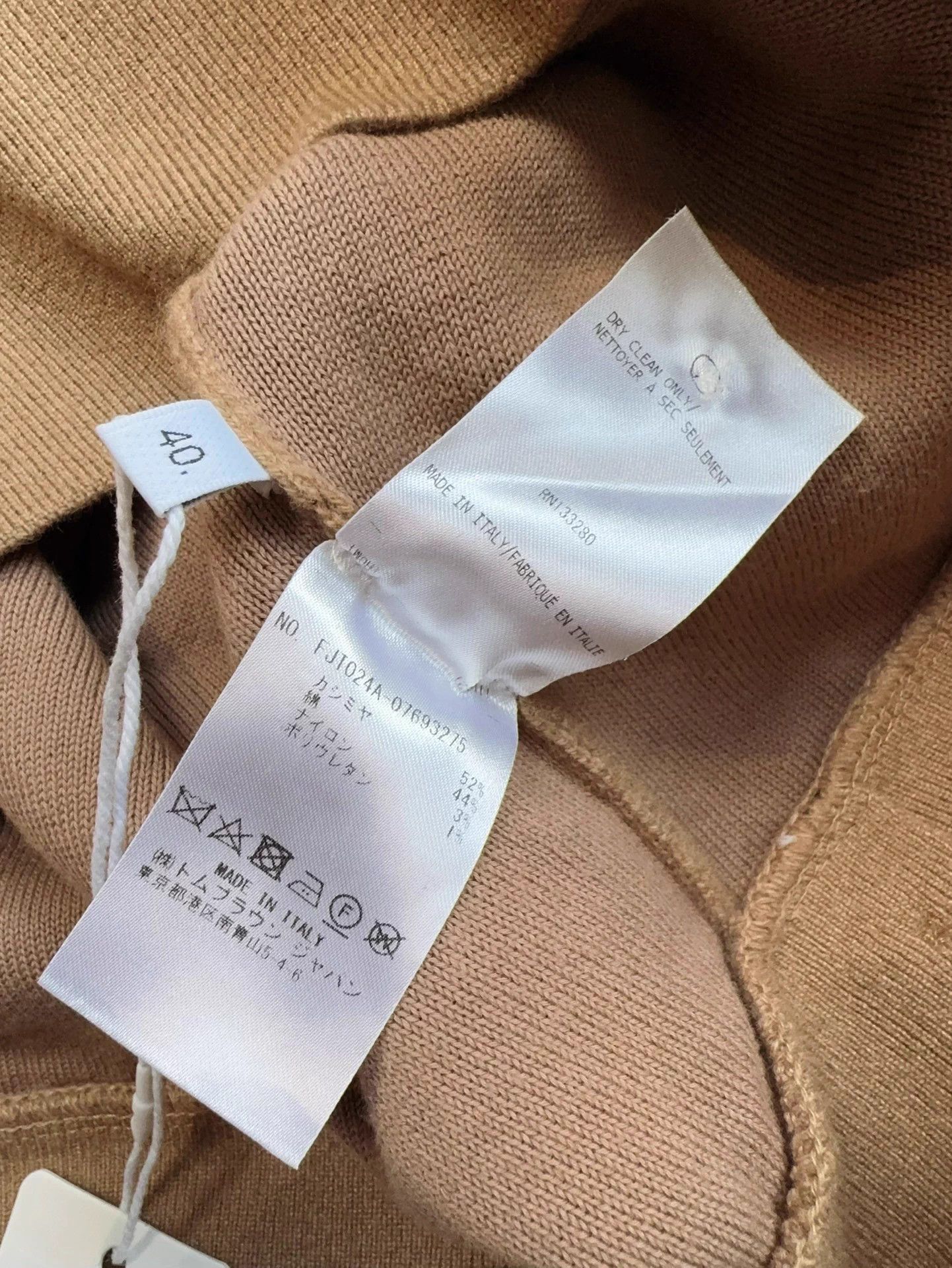 Thom Browne TB Camel 4-bar LS crewneck sweatshirt 40 Size M / US 6-8 / IT 42-44 - 7 Thumbnail