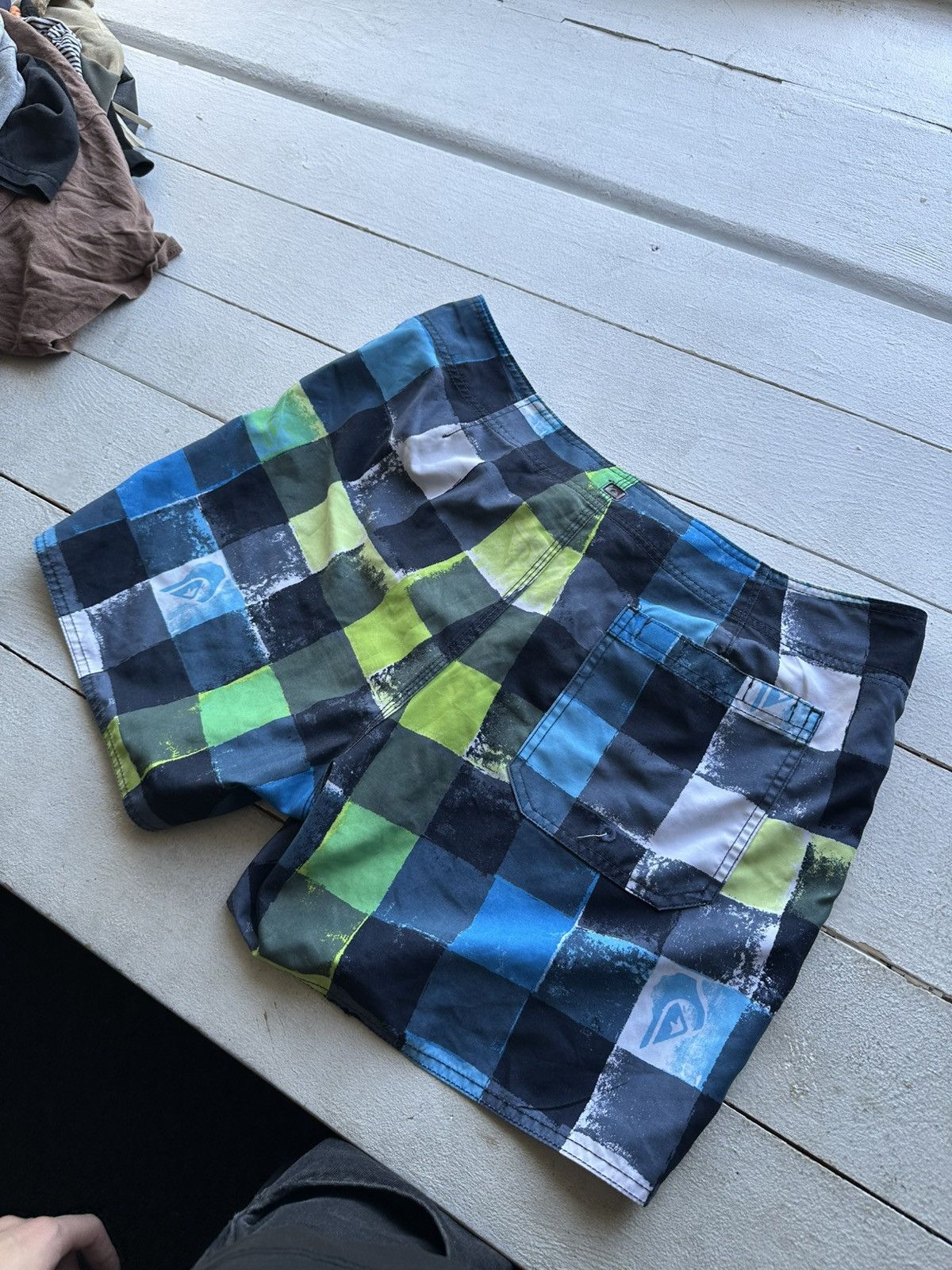 Quiksilver 🚨Vintage Quiksilver Shorts Big Logo Y2K Style 90s Surfing Size US 36 / EU 52 - 7 Thumbnail
