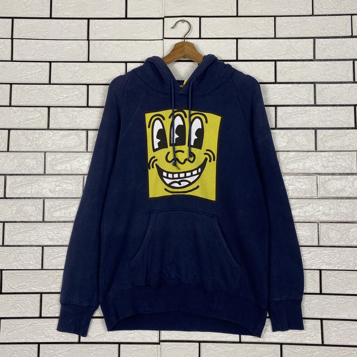 Japanese Brand 📌Vintage Hoodie Keith Harring Big Logo Size US L / EU 52-54 / 3 - 13 Thumbnail