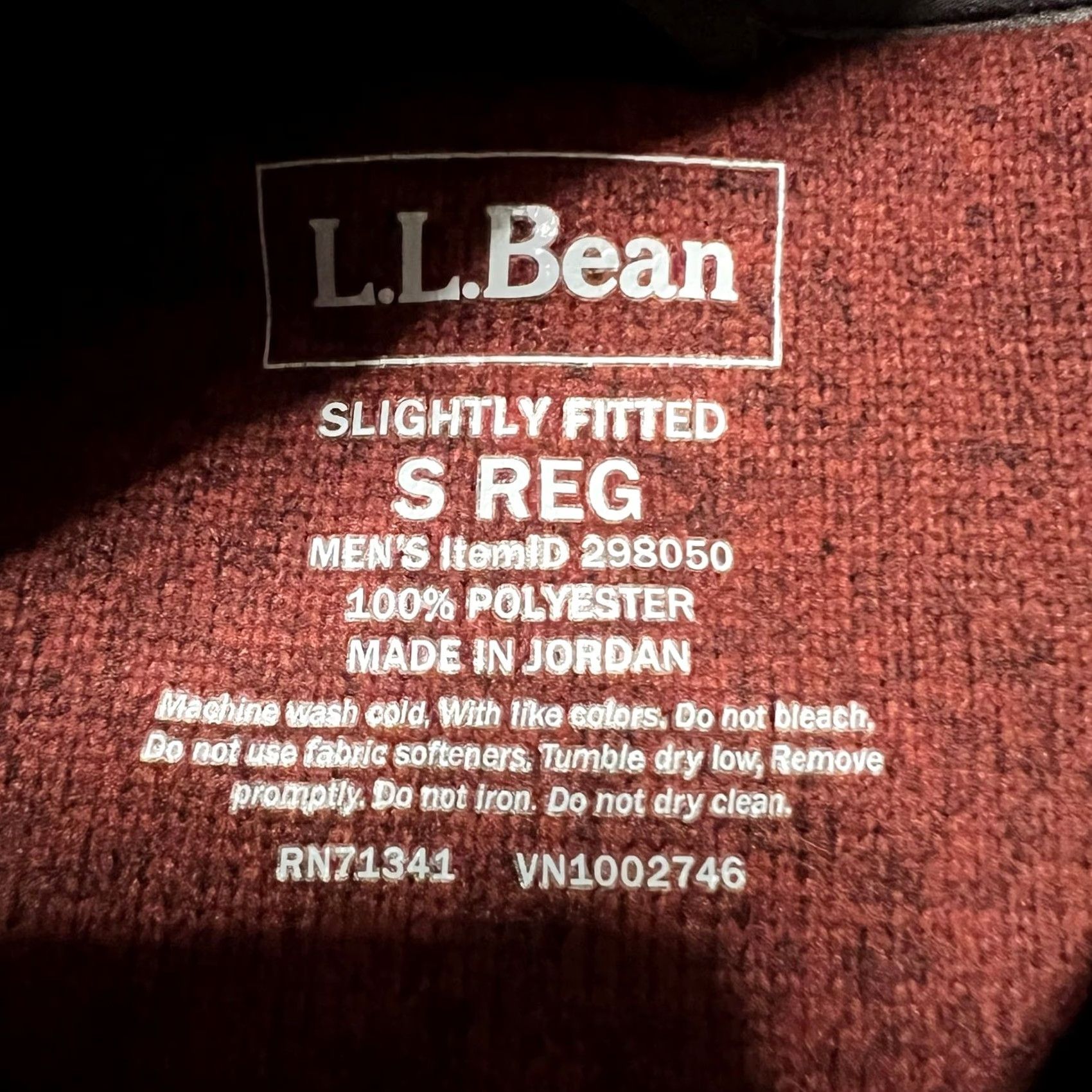 Vintage L.L. Bean Snap Fleece Mens Small Pullover Red Sweatshirt Sweater 298050 Size US S / EU 44-46 / 1 - 7 Thumbnail