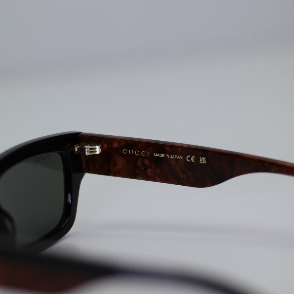 NEW Gucci Sunglasses GG1301S 001 Black Grey Unisex Authentic