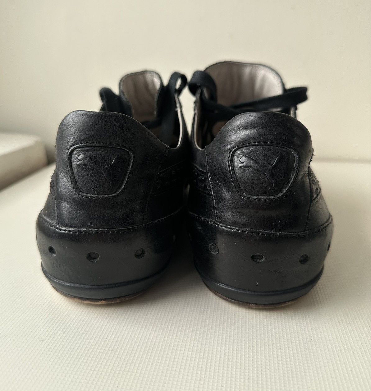 Neil Barrett × Puma Puma King Re-luxe (2007) black label 96 Hours leather shoes Size US 10 / EU 43 - 5 Thumbnail