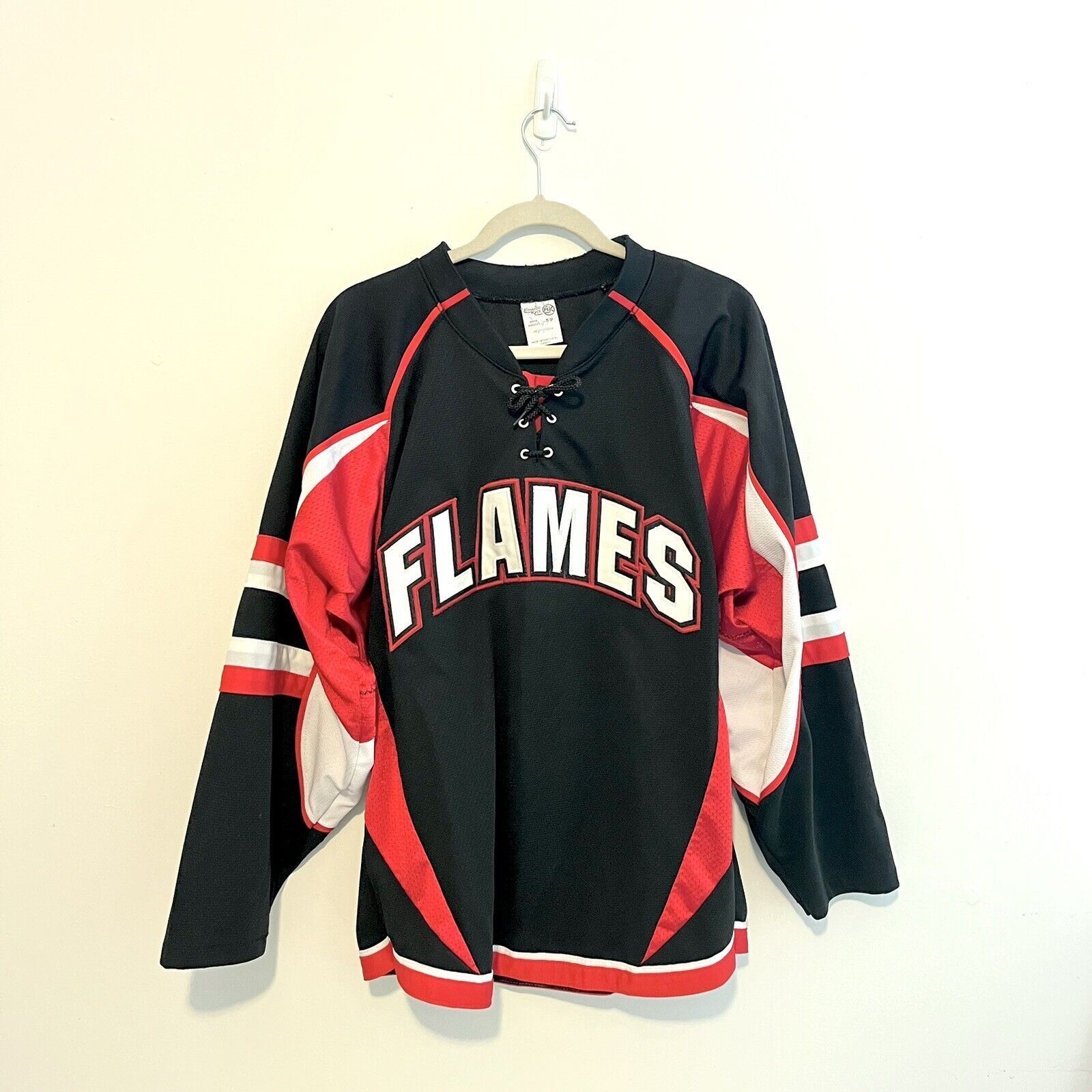 NHL × Vintage 1990s Calgary Flames #6 Athletic Knit Hockey Jersey NHL Sz S Size US S / EU 44-46 / 1 - 1 Thumbnail