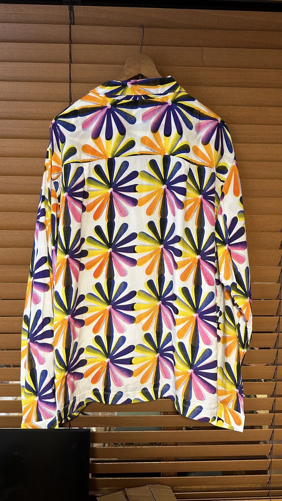 ERL Multicolor Mesh Floral Shirt Size US XL / EU 56 / 4 - 2 Thumbnail