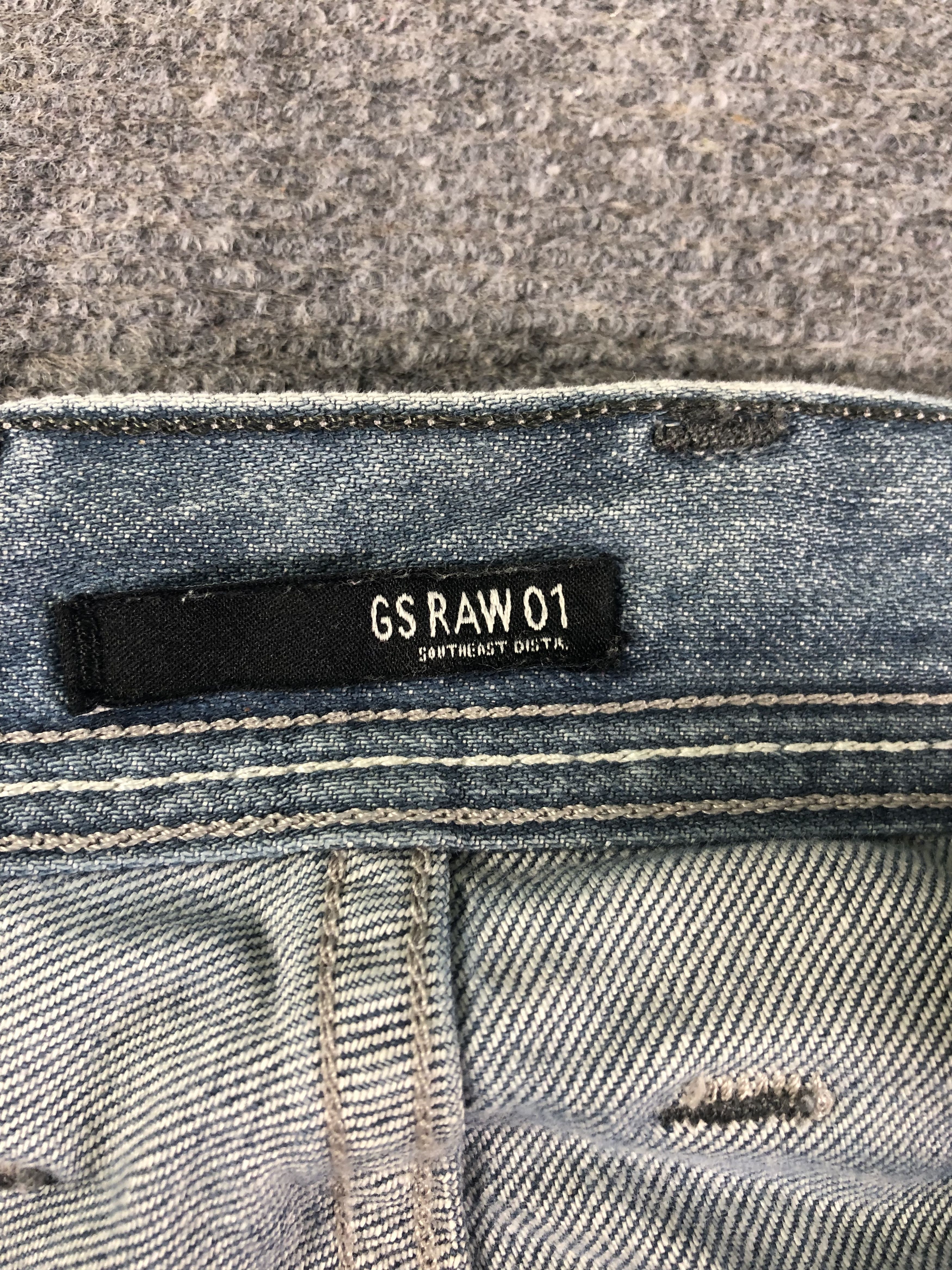Other Wash Blue G Star Raw Denim Jeans 34x33 Size US 34 / EU 50 - 4 Thumbnail