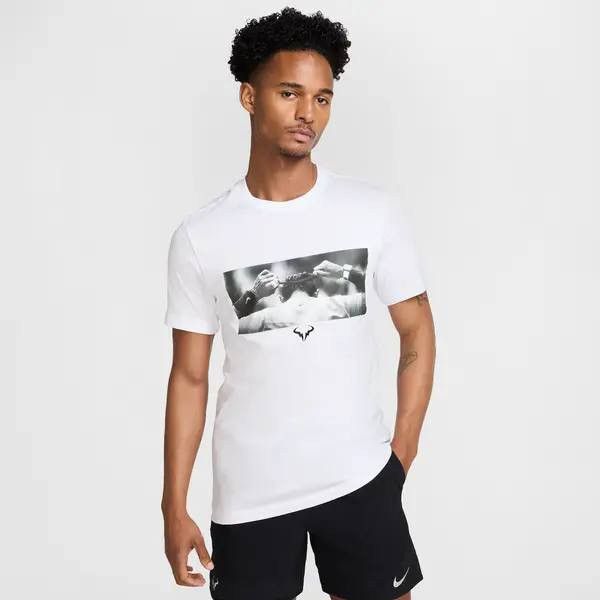 Nike Nike x Rafael Nadal tennis tee jersey white logo rare,XL Size US XL / EU 56 / 4 - 4 Thumbnail