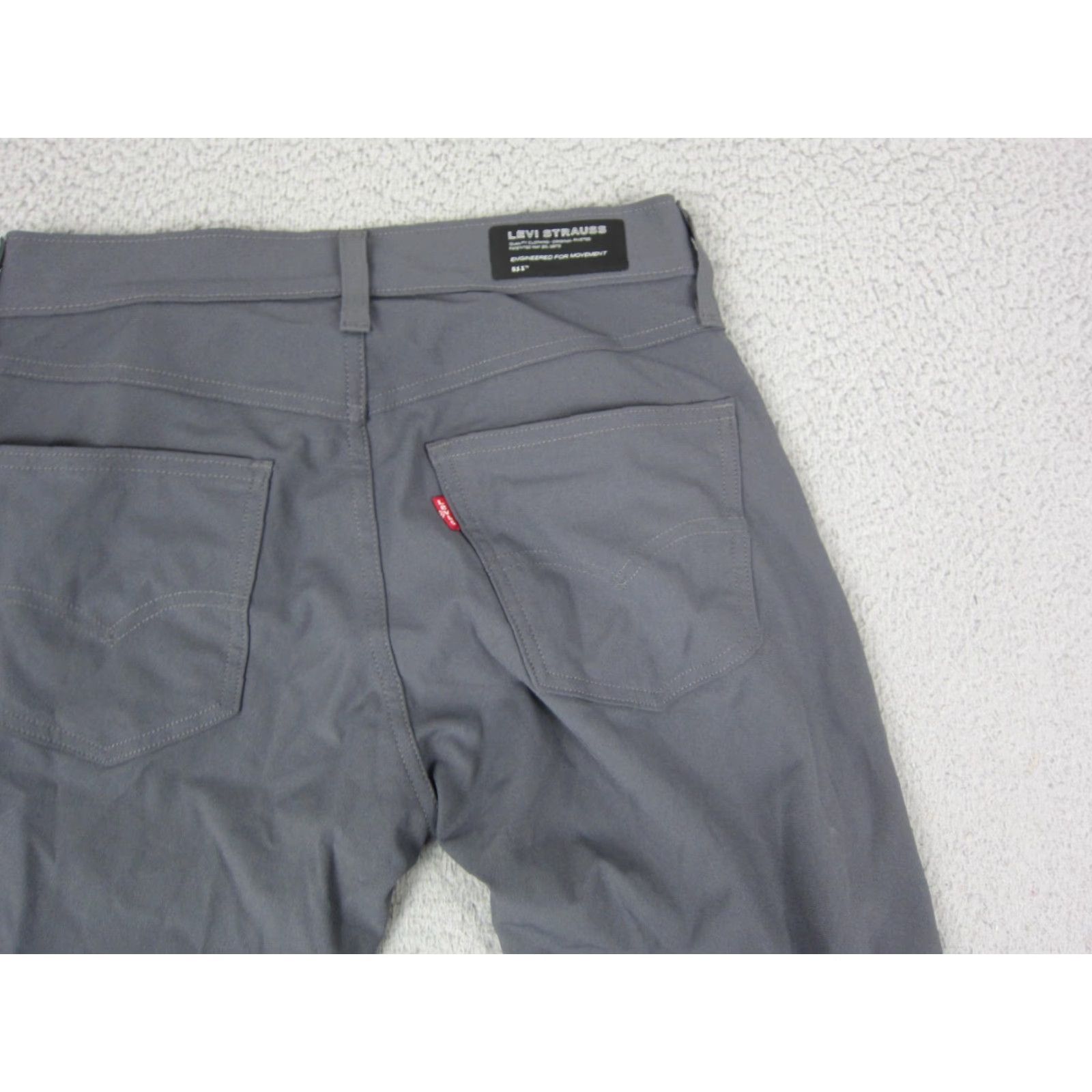 Levi's Levis 511 Pants Mens 28x30 Gray Engineered Movement Slim Performance Comfort Casual Chin o Size US 28 / EU 44 - 2 Thumbnail