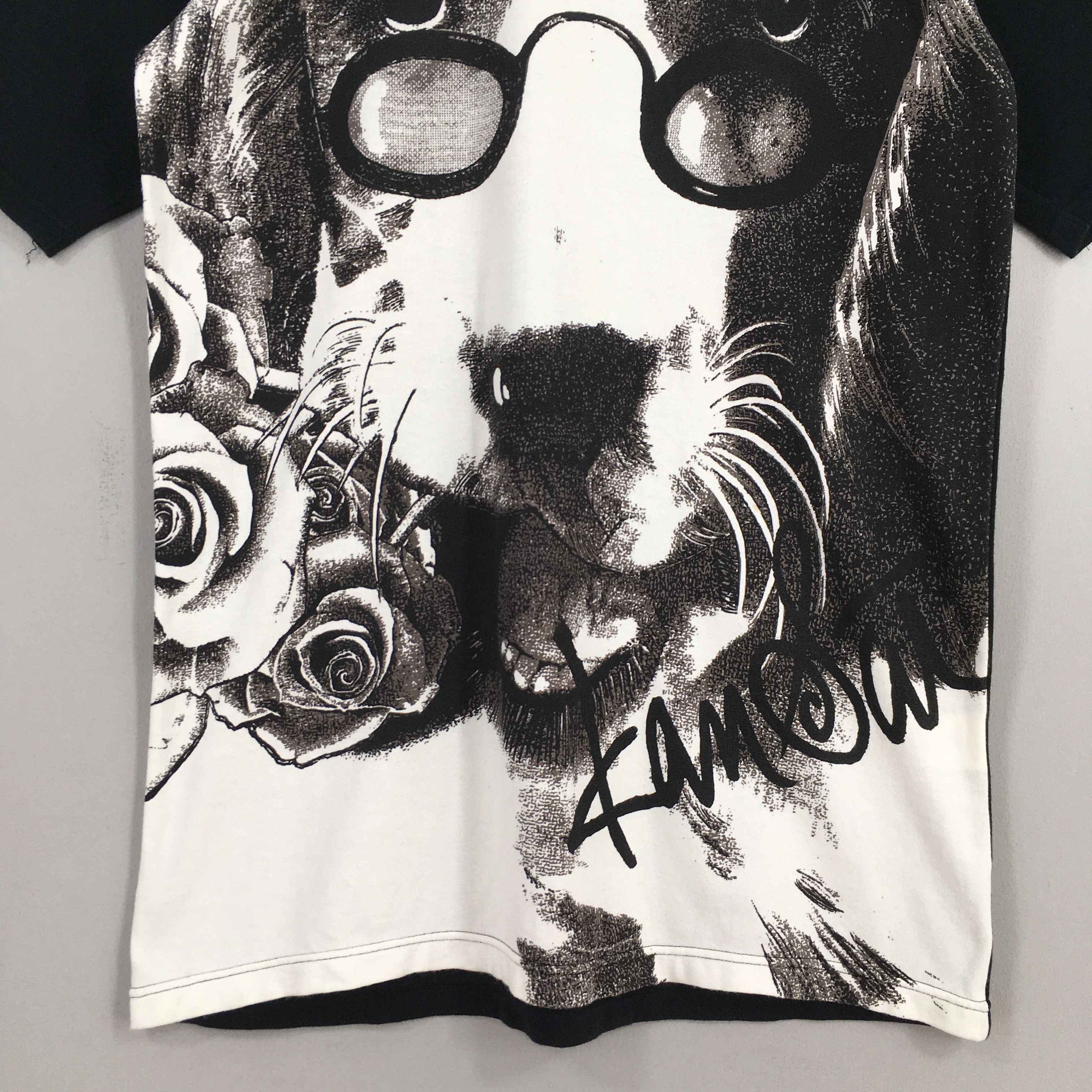 Japanese Brand × Kansai Yamamoto Vintage Kansai Yamamoto Impact Black Tshirt Medium Size US M / EU 48-50 / 2 - 3 Thumbnail