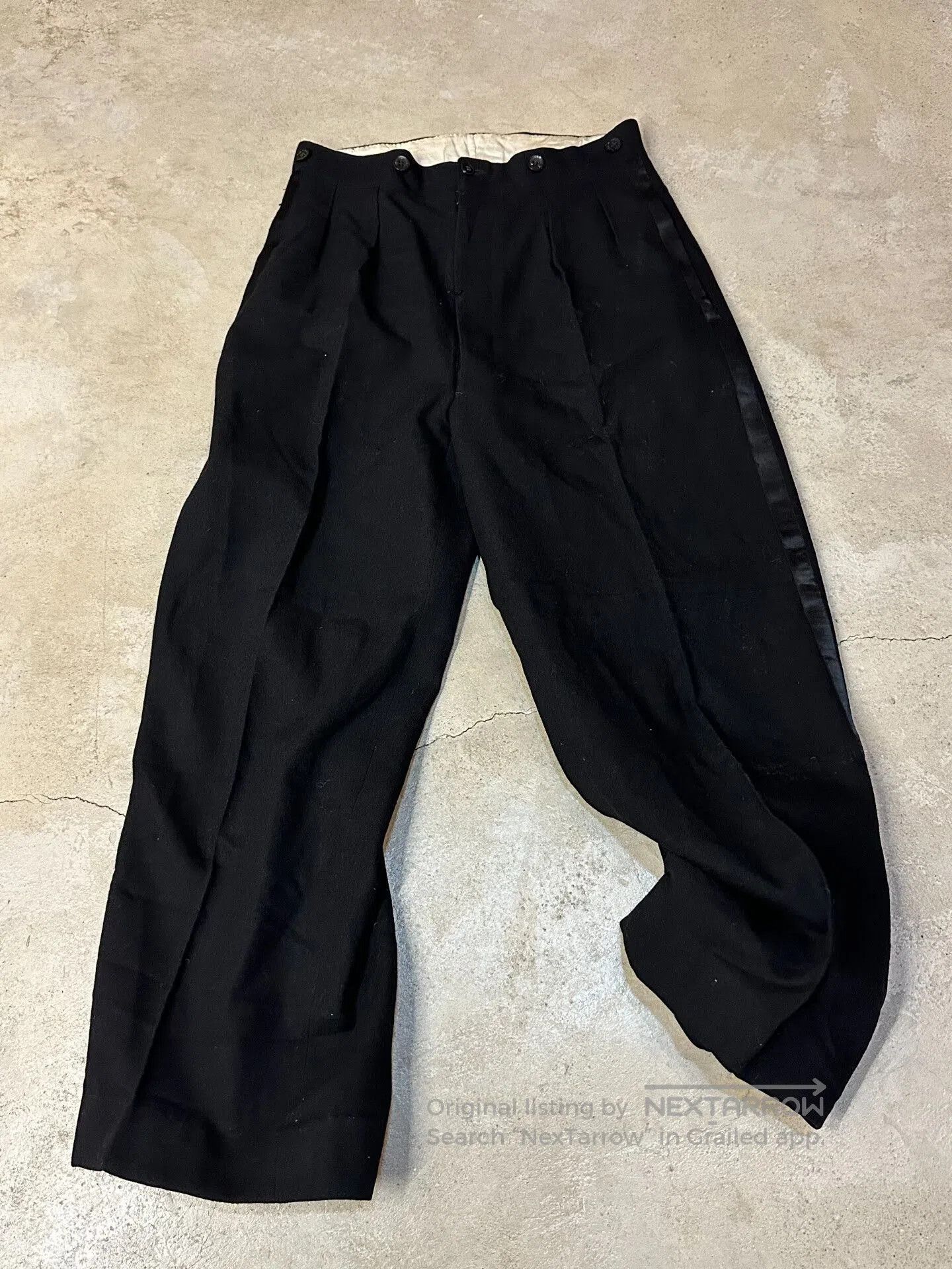 Vintage Vintage French Wool Pants 30. Size US 31 - 1 Thumbnail