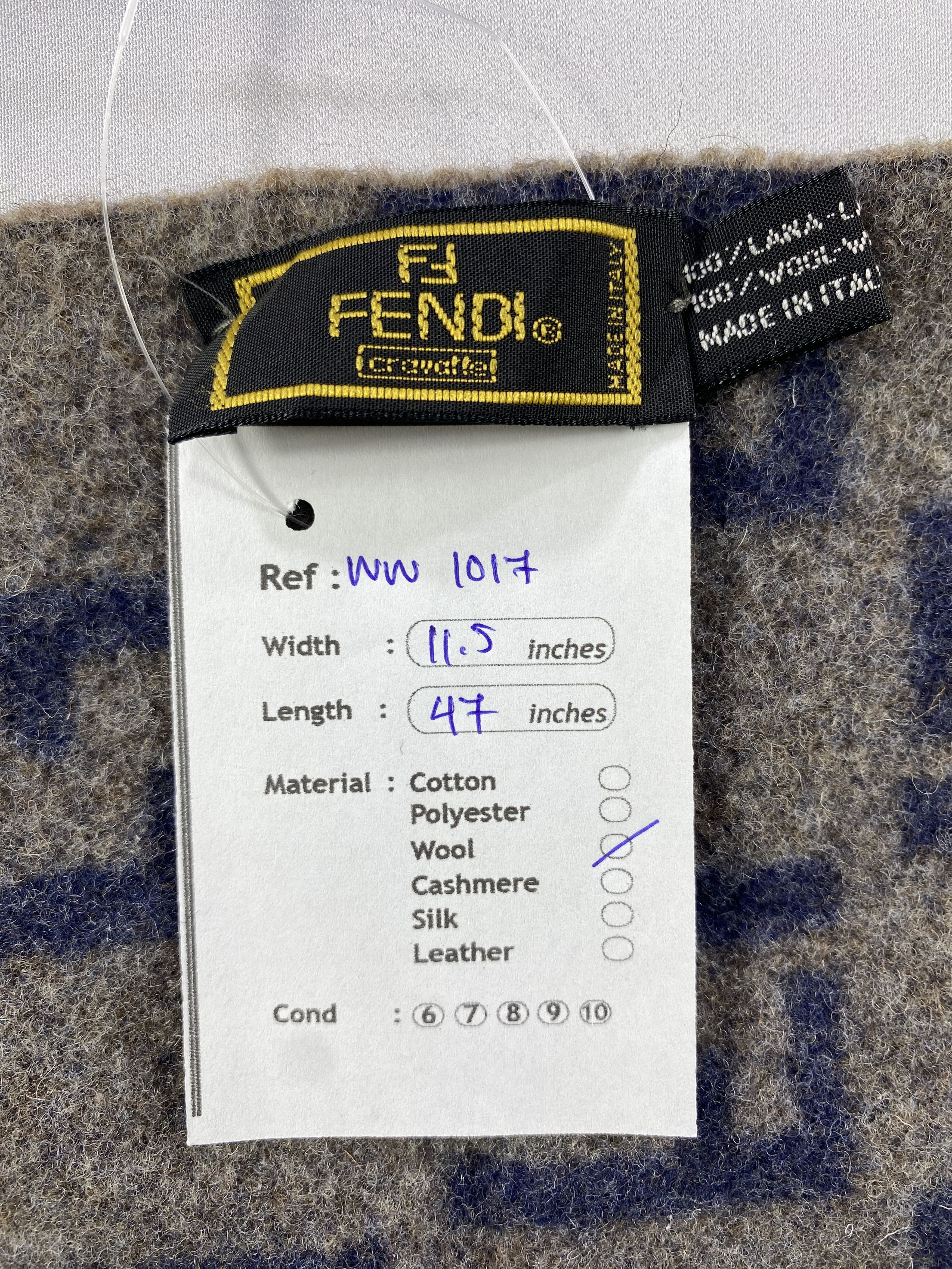 Vintage Fendi Scarf / Muffler / Neckwear Size ONE SIZE - 5 Thumbnail