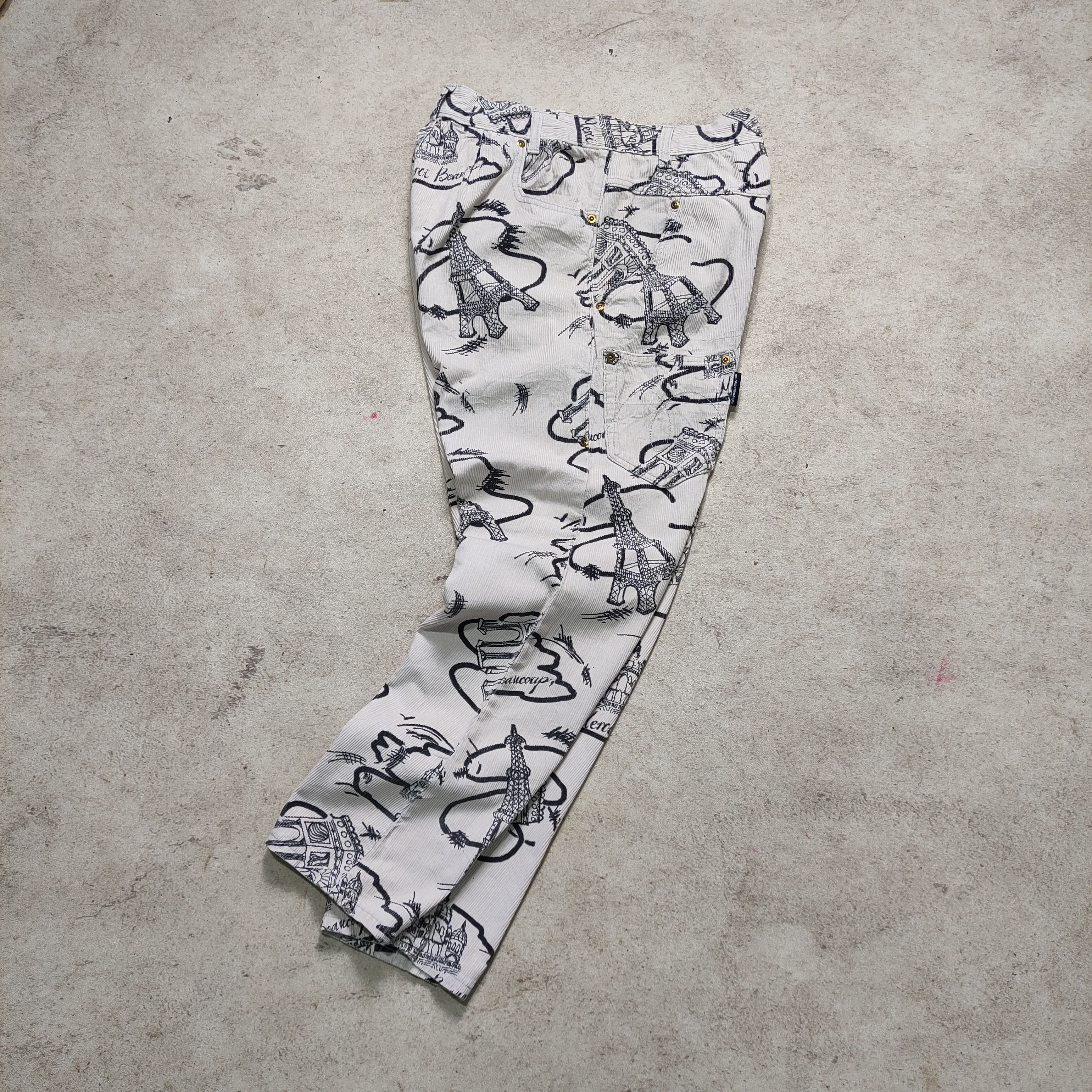 Issey Miyake Mercibeaucoup Paris Pattern Issey Miyake Size US 30 / EU 46 - 2 Thumbnail