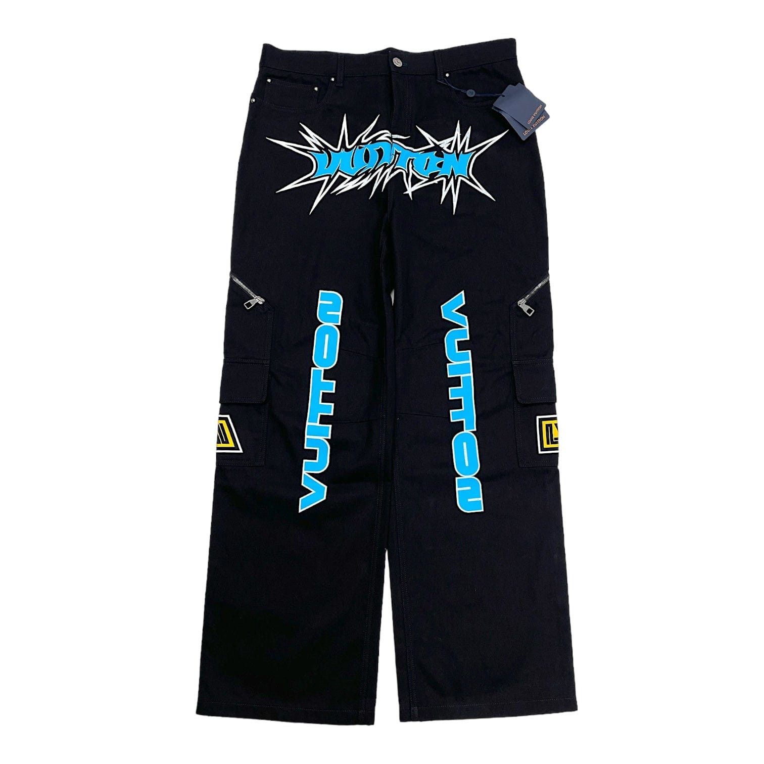 Louis Vuitton Racing Urban Denim Multi Pocket Jeans Black Size US 36 / EU 52 - 1 Thumbnail