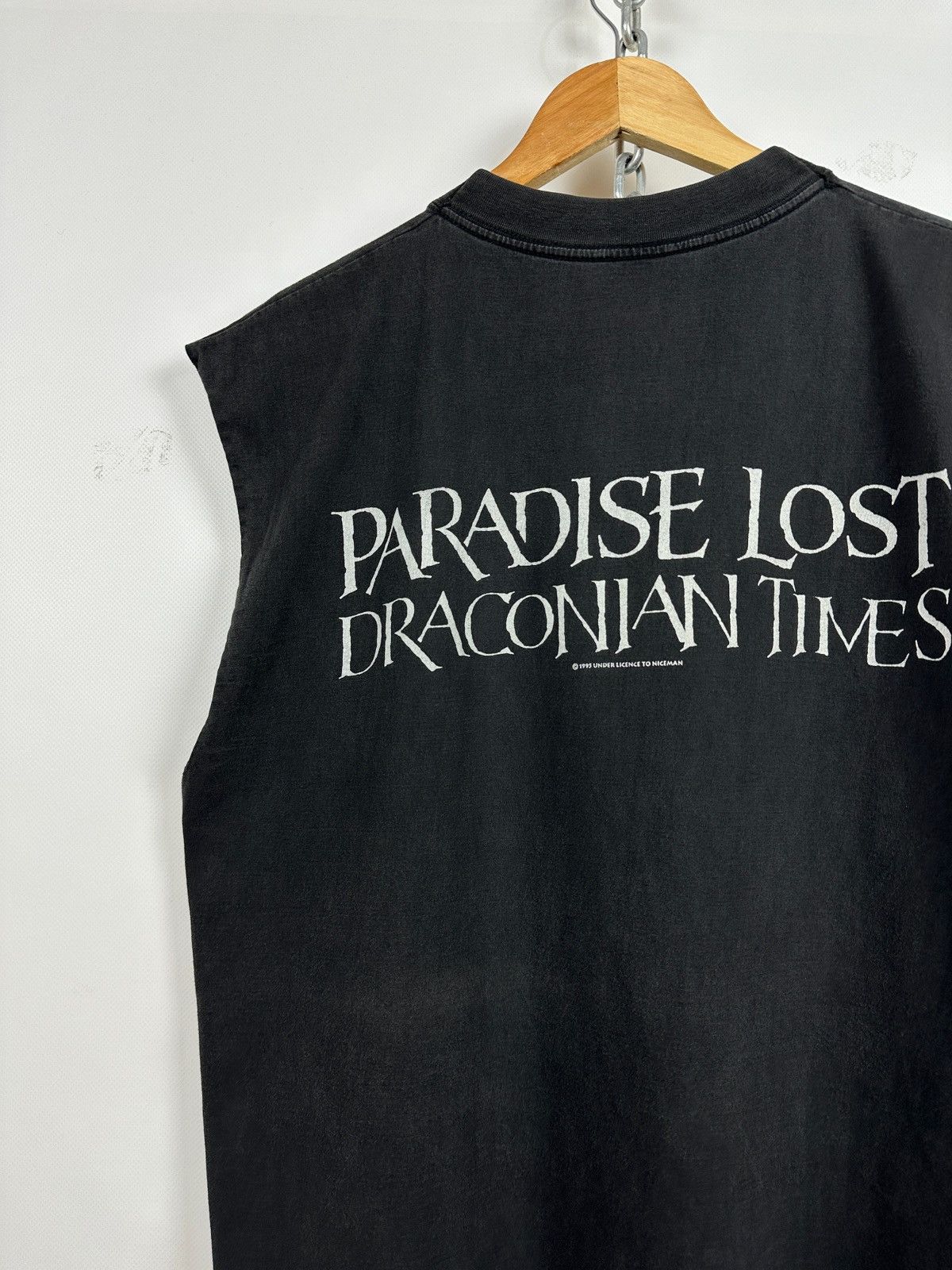 Band Tees 1995 Vintage Paradise Lost Draconian Times Sleeveless Size US L / EU 52-54 / 3 - 5 Thumbnail