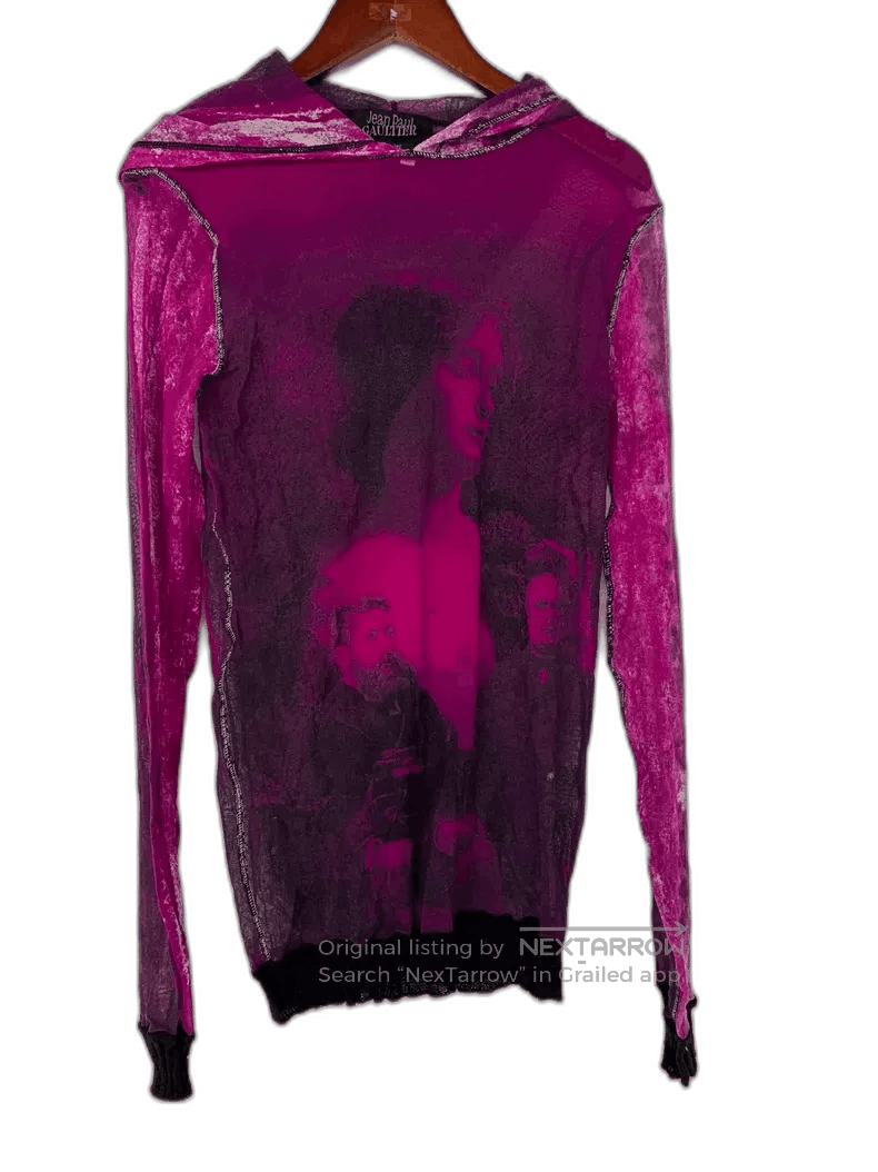 Jean Paul Gaultier purple hooded long sleeve top by jean paul gaultier. Size US L / EU 52-54 / 3 - 1 Thumbnail