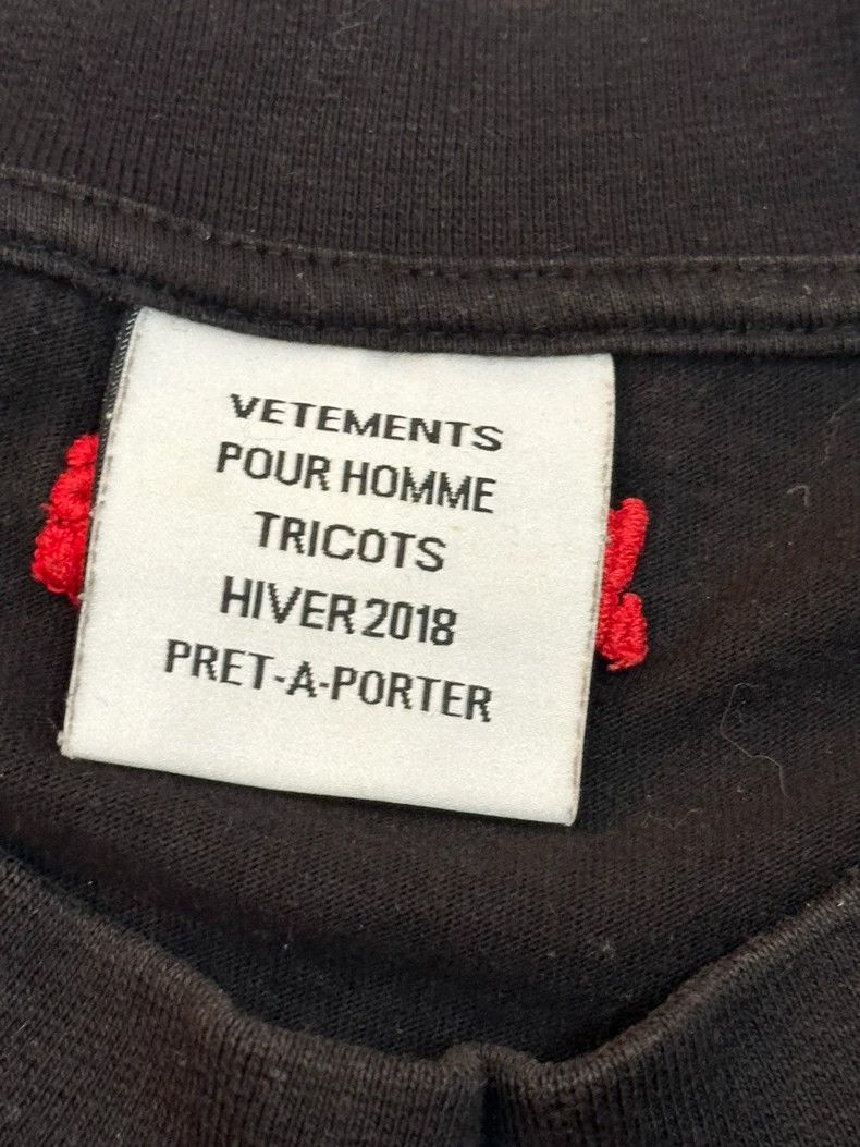 Vetements Vetements Black German tank short-sleeve Size US XS / EU 42 / 0 - 3 Thumbnail