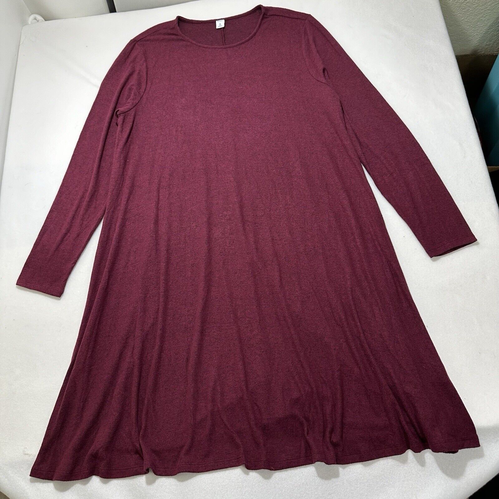 Old Navy Old Navy XL Tall Sweater Dress Long Sleeve A-Line Burgundy Size XL / US 12-14 / IT 48-50 - 1 Thumbnail