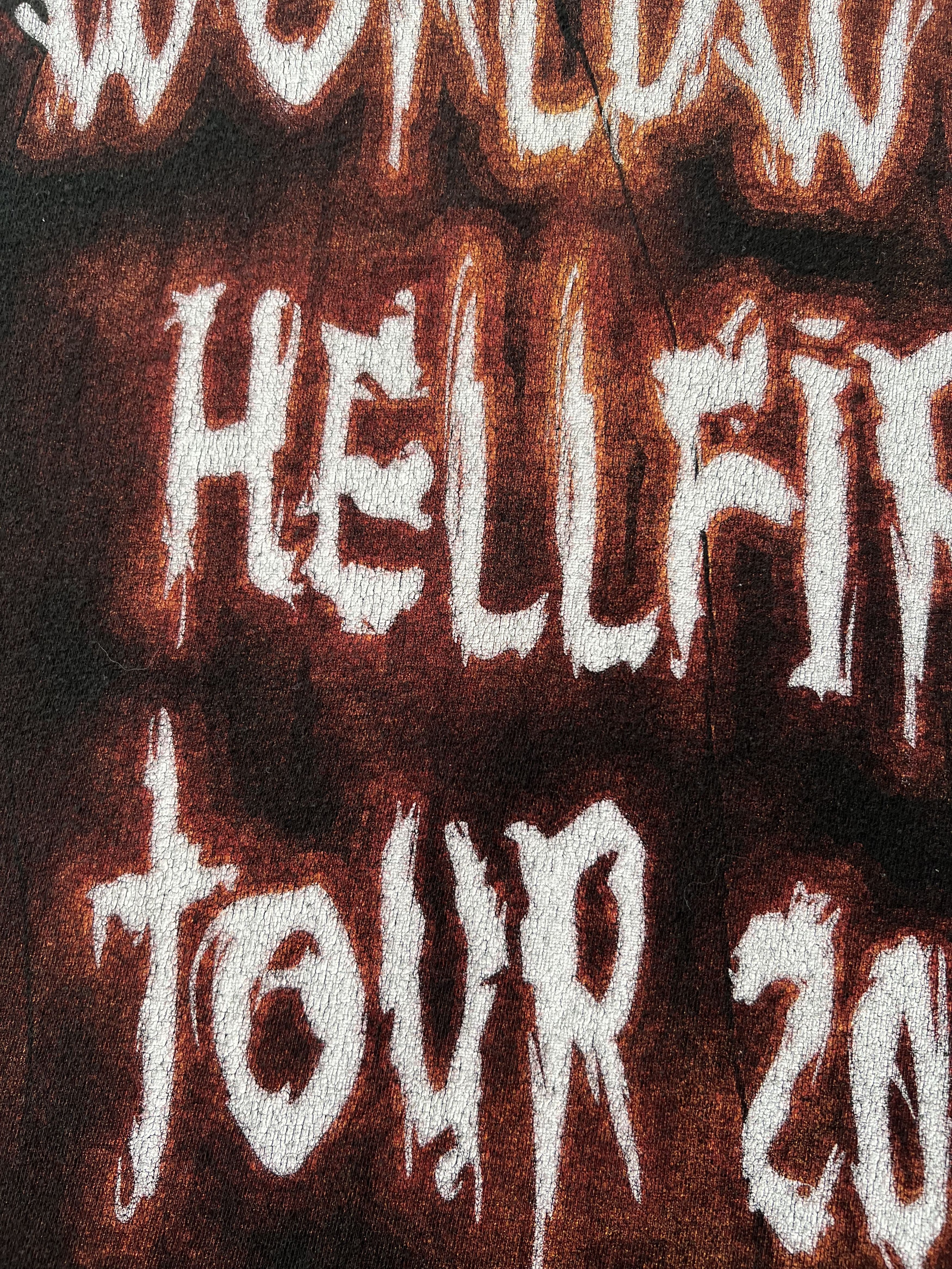 Band Tees Vintage 2004 Edguy Hellfire Club Black Long Sleeve T-shirt Size US XL / EU 56 / 4 - 18 Thumbnail