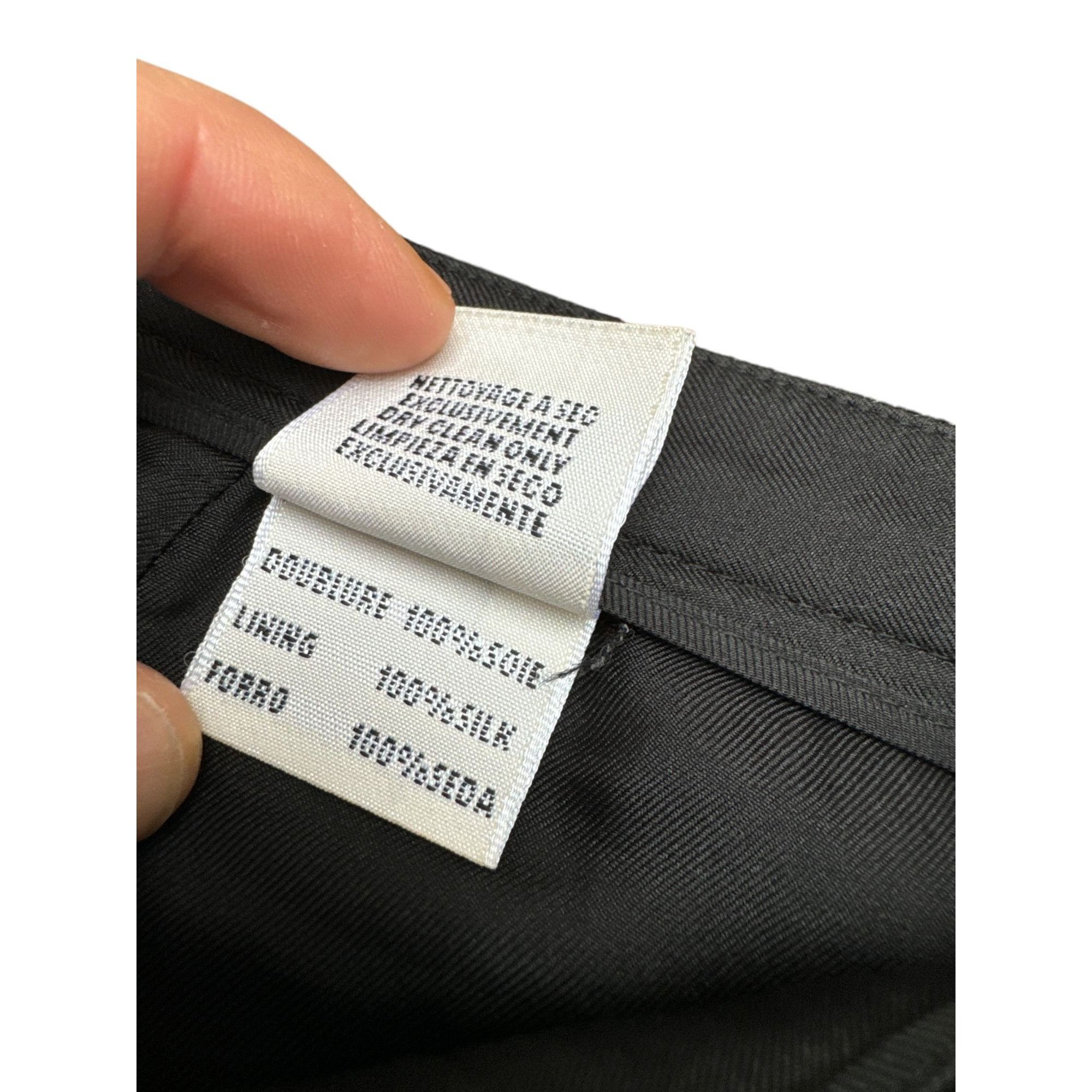 Hermes Dark Grey Wool Trousers Size 27" / US 4 / IT 40 - 6 Thumbnail