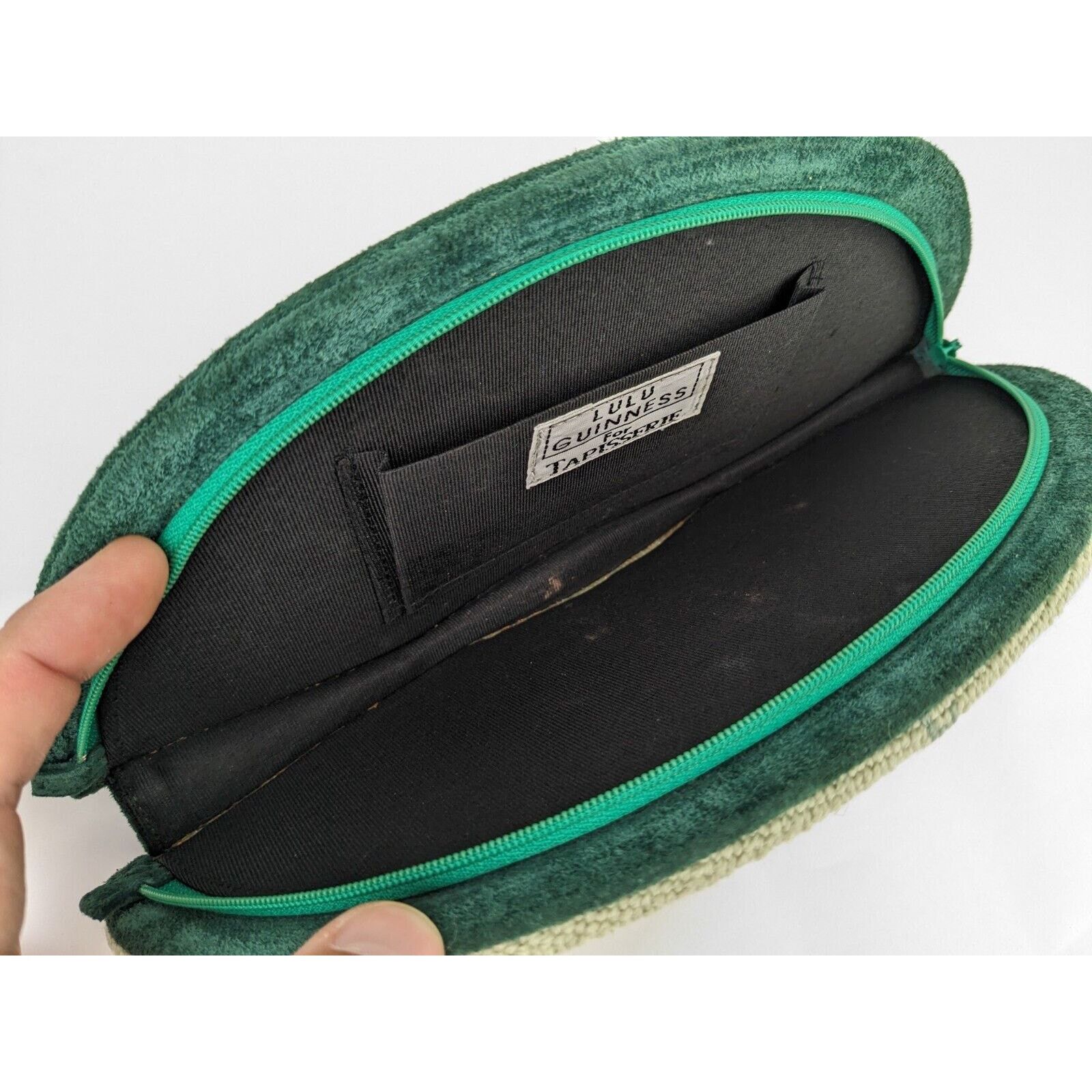 Other Lulu Guinness Tapisserie Clutch Handbag Needlepoint Suede Size ONE SIZE - 19 Thumbnail