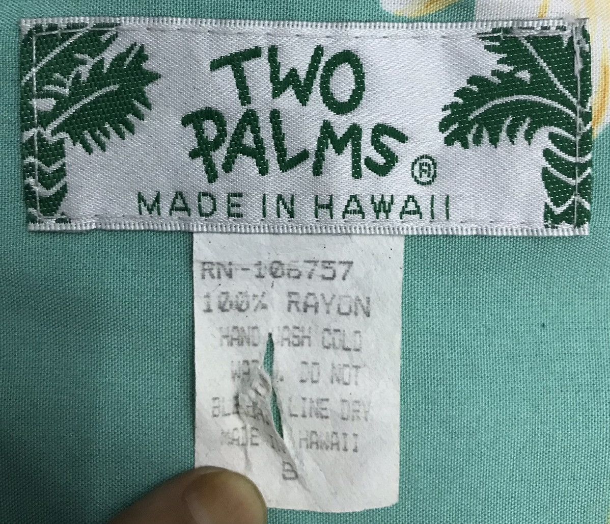 Vintage Vintage Two Palms Made In Hawaii Shirt Button Up Size US S / EU 44-46 / 1 - 9 Thumbnail