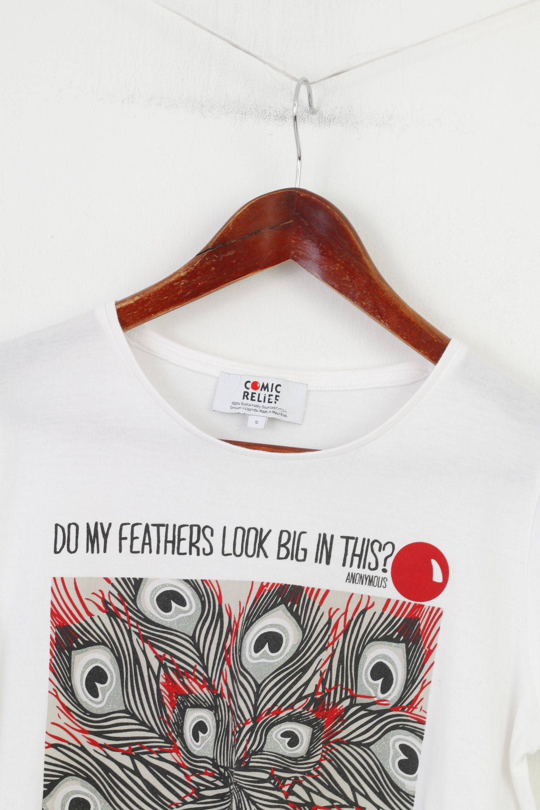 Vintage Comic Relief Women S T-Shirt Matthew Williamson 10369 Size S / US 4 / IT 40 - 2 Thumbnail