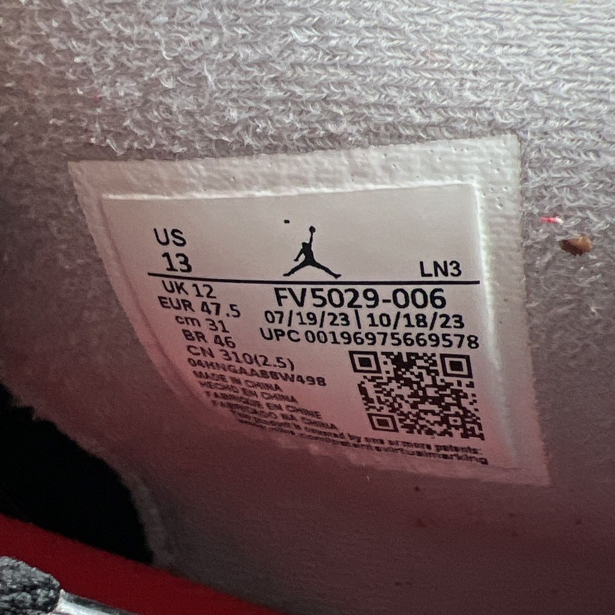Jordan Brand Air Jordan 4 bred reimagined Size US 13 / EU 46 - 9 Thumbnail