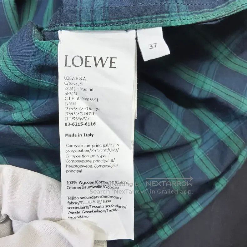Loewe Loewe size 37 Double-layer collar button-down long-sleeve s Size US M / EU 48-50 / 2 - 5 Thumbnail