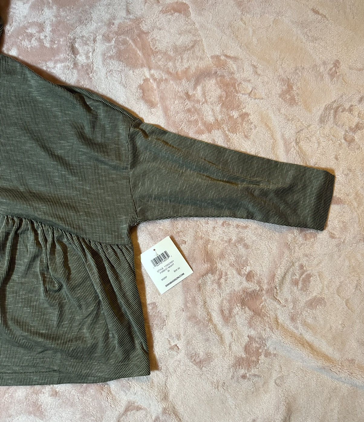Other NWT 89th & Madison Green Ribbed Oversized Pullover Size M / US 6-8 / IT 42-44 - 4 Thumbnail